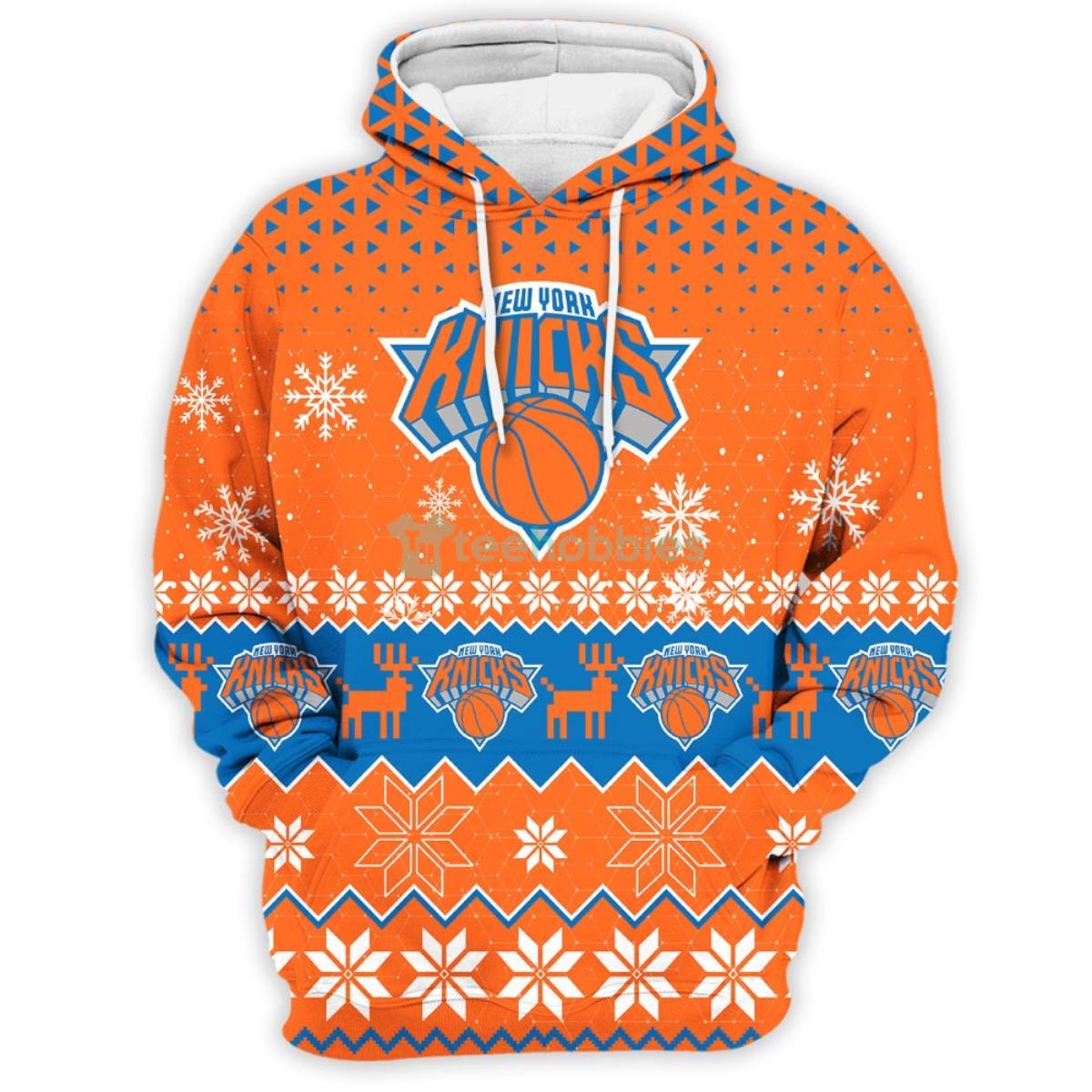 New York Knicks Sports 3D Pullover Hoodie Product Photo 2