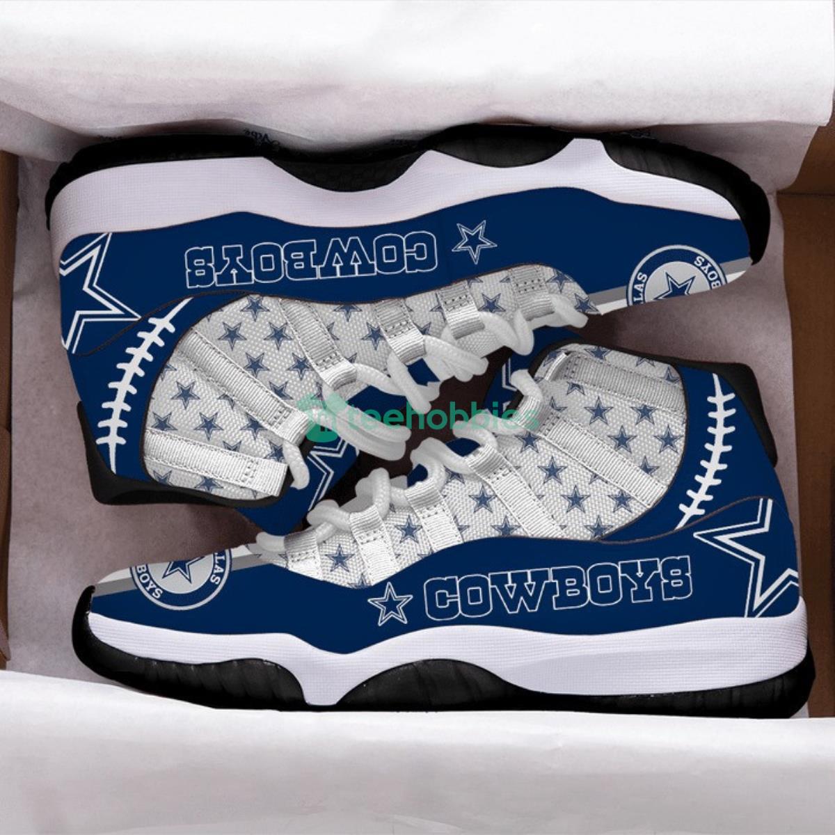 NFL Dallas Cowboys Impressive Design Air Jordan 11 Shoes Product Photo 2