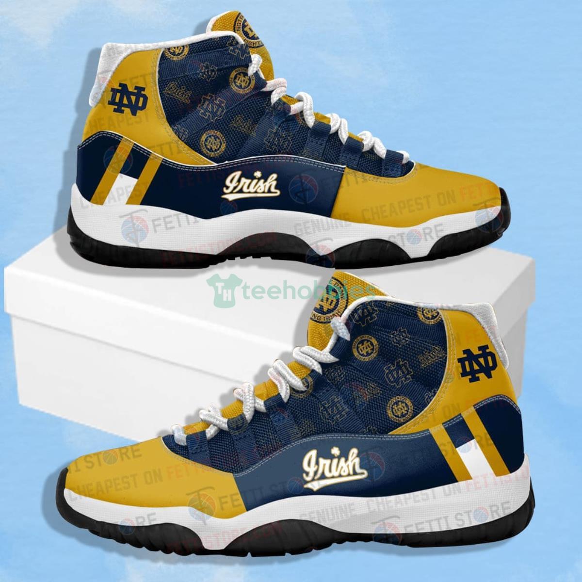 Notre Dame Fighting Irish - NCAA Impressive Design Air Jordan 11 Shoes Product Photo 1