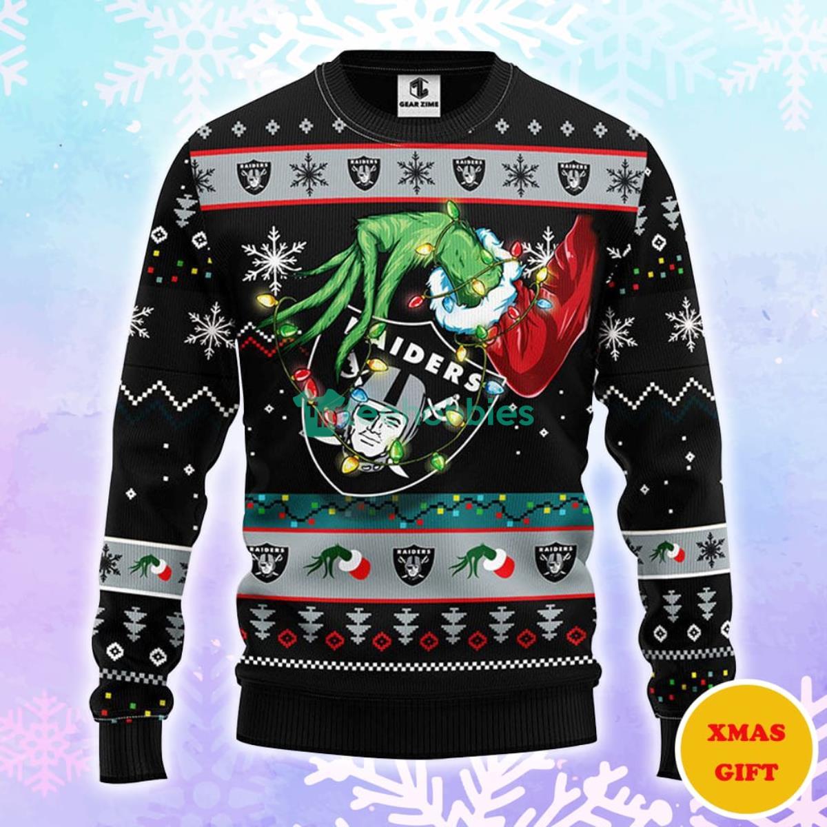 Grinch Dallas Cowboys Christmas AOP Sweater