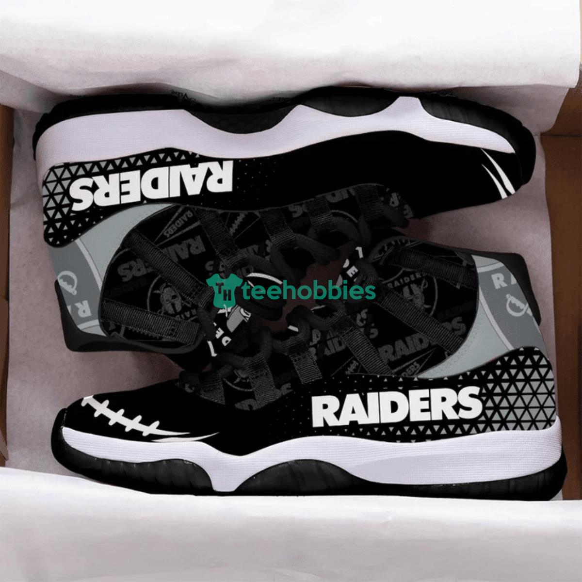 Oakland Raiders Impressive Design Air Jordan 11 Shoes Product Photo 2