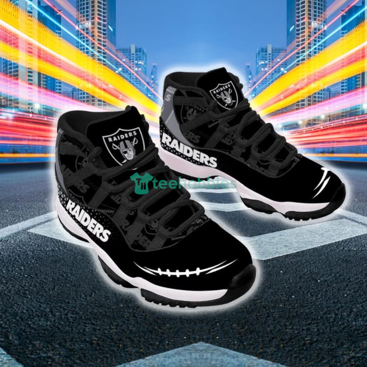 Oakland Raiders Impressive Design Air Jordan 11 Shoes Product Photo 1