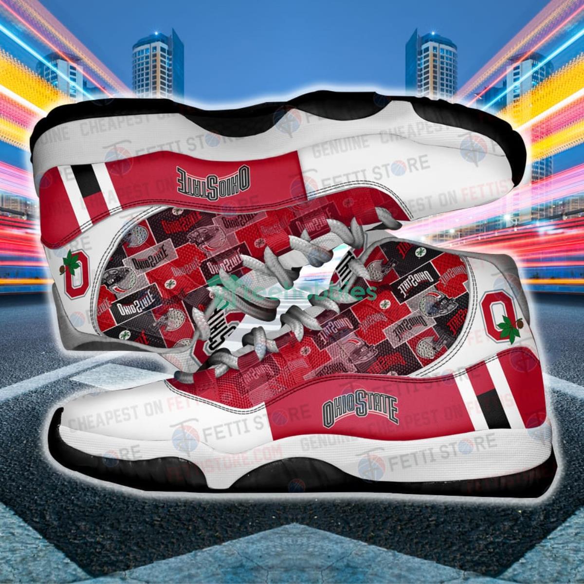 Ohio State Buckeyes - NCAA Impressive Design Air Jordan 11 Shoes Product Photo 2