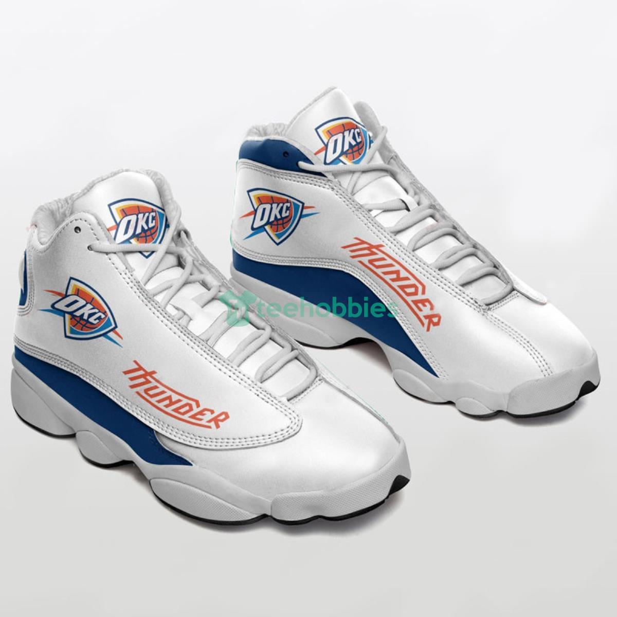 Oklahoma City Thunder Air Jordan 13 Shoes Running Casual Sneakers Product Photo 1