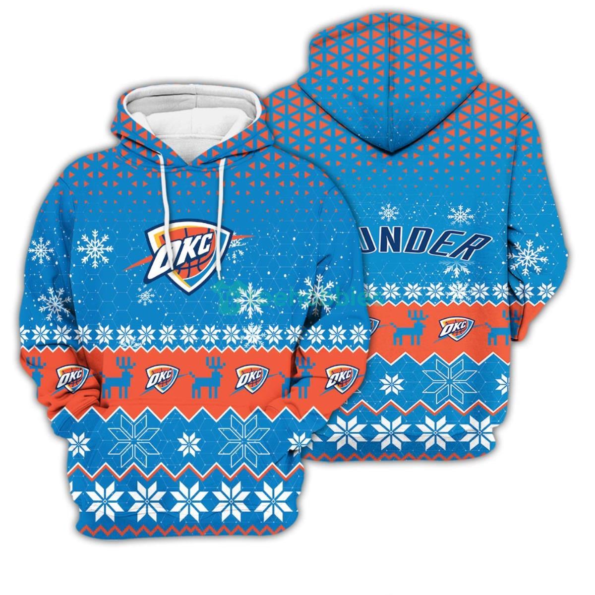 Oklahoma City Thunder Sports 3D Pullover Hoodie Product Photo 1