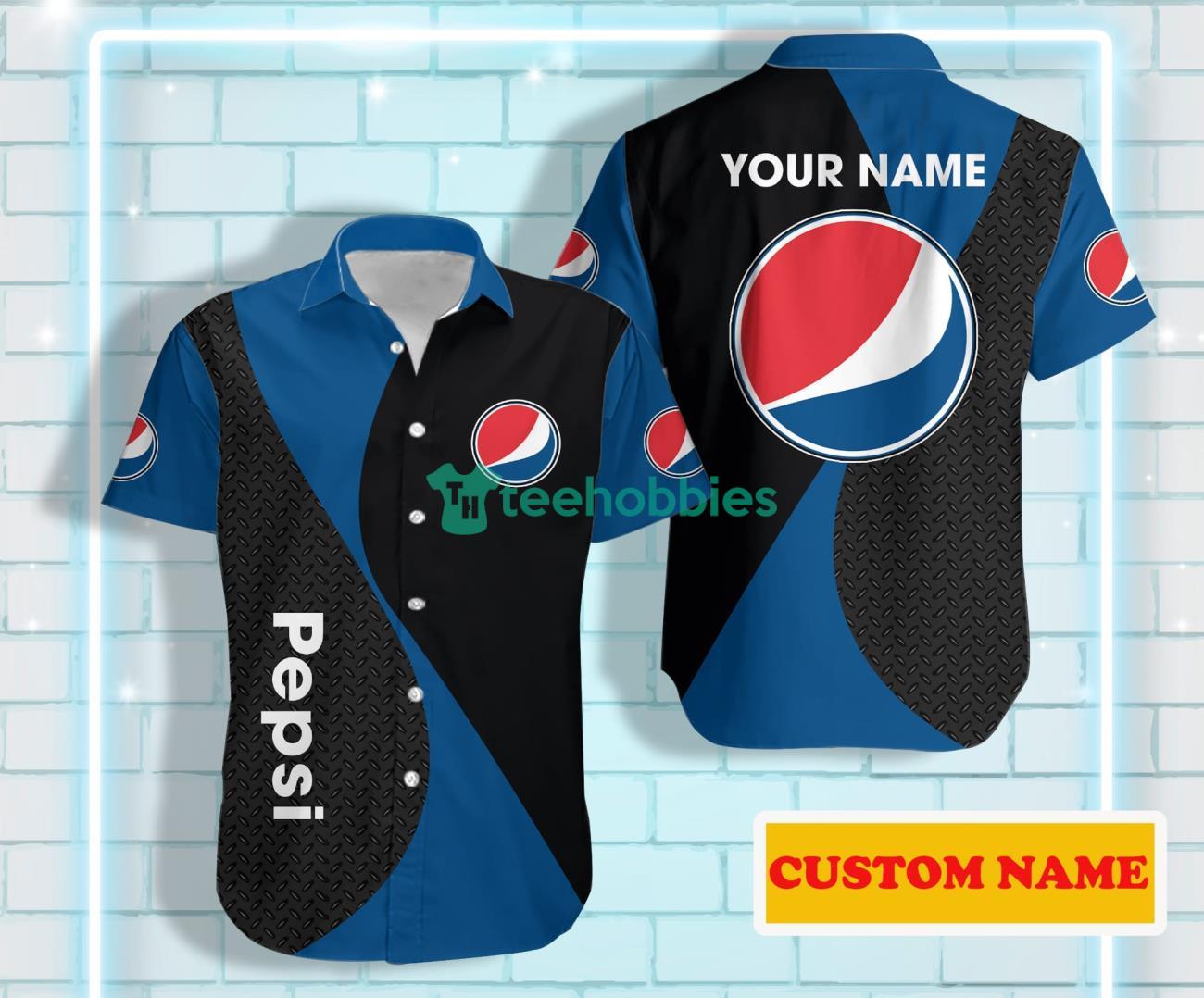 Pepsi Custom Name Hawaiian Shirt Product Photo 1