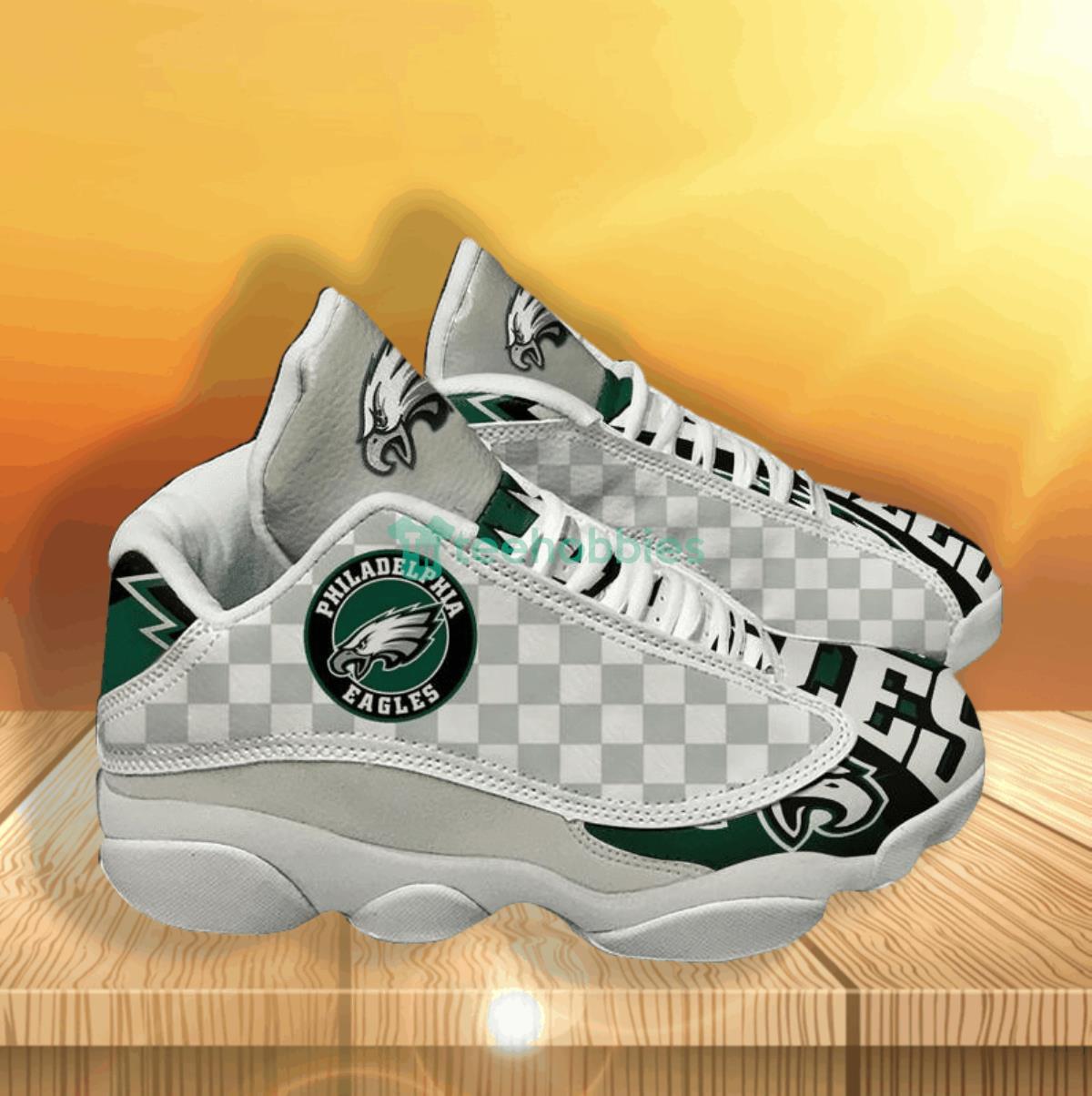 Philadelphia Eagles Air Jordan 13 Shoes Running Casual Sneakers Product Photo 1