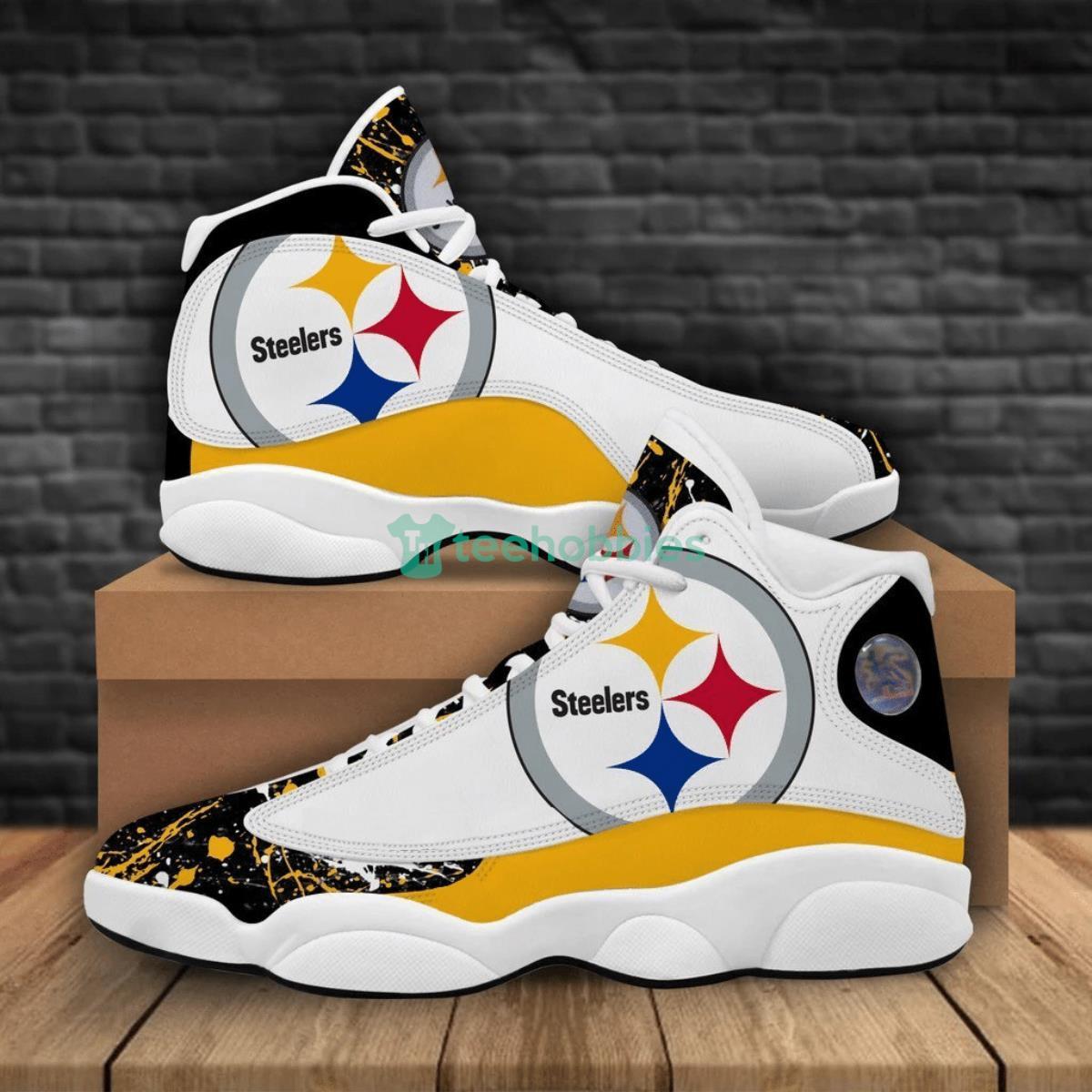 Pittsburgh Steelers Air Jordan 13 Shoes Running Casual Sneakers For Fans Product Photo 1