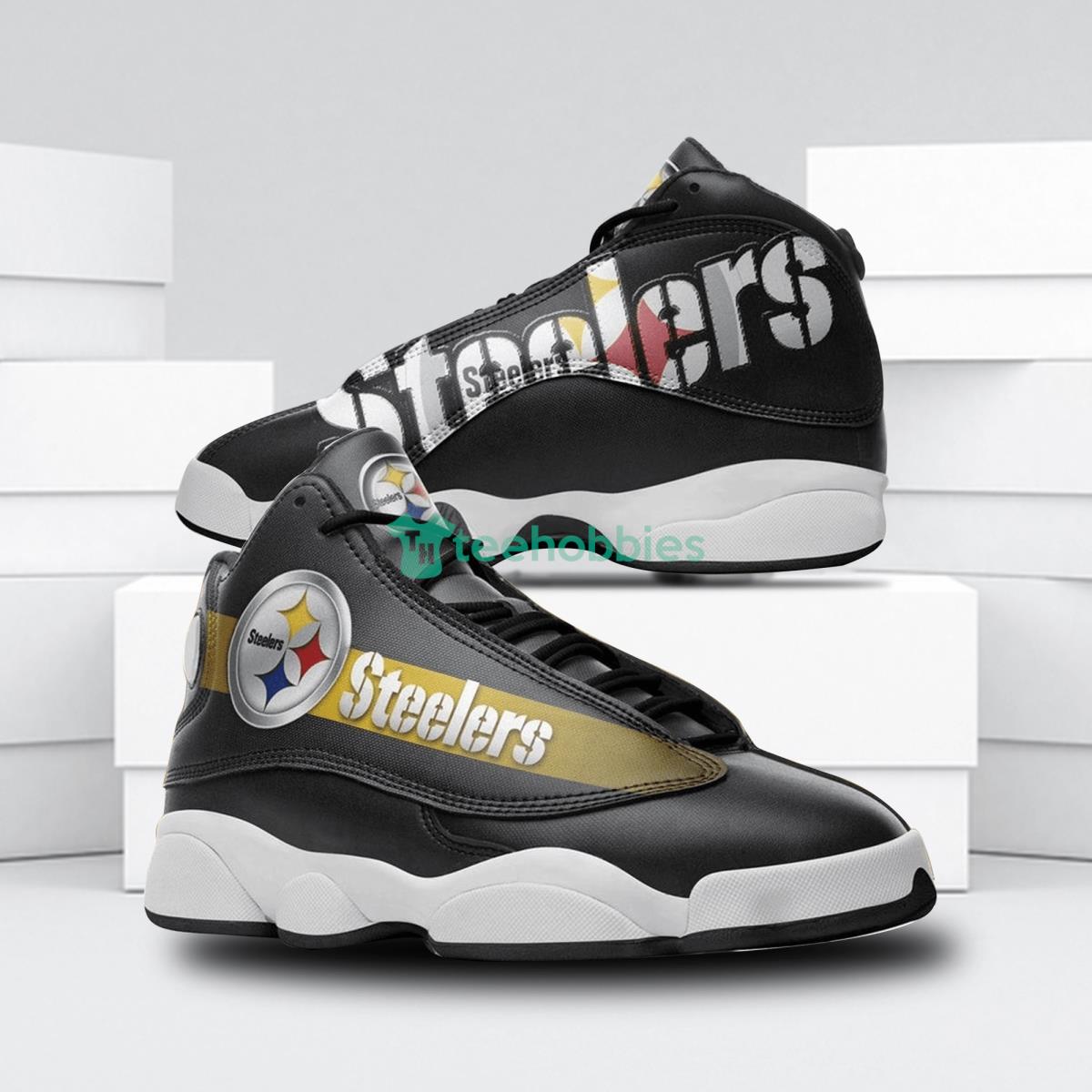 Pittsburgh Steelers Air Jordan 13 Shoes Running Casual Sneakers Product Photo 1