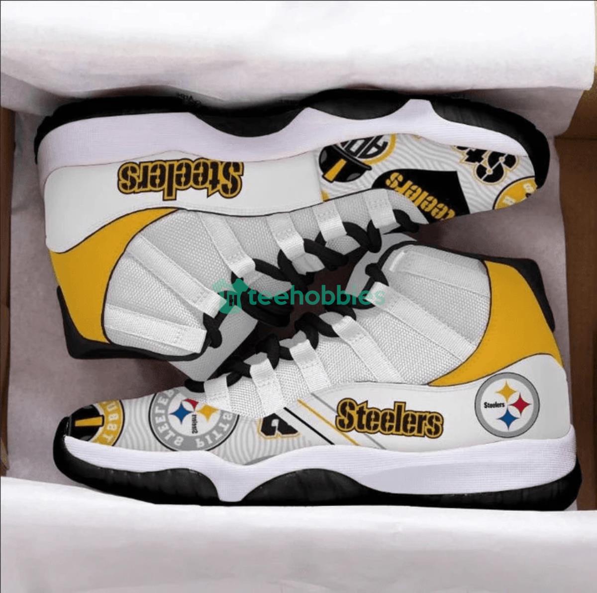 Pittsburgh Steelers Football Air Jordan 11 Shoes Product Photo 2
