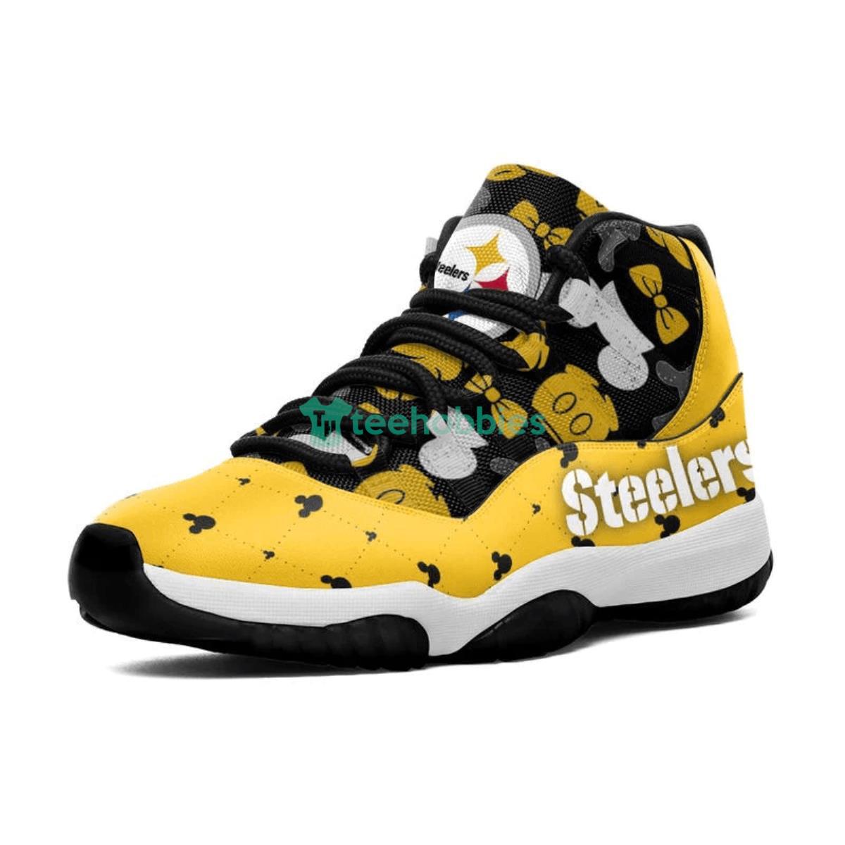 Pittsburgh Steelers Football Air Jordan 11 Shoes For Men Women Product Photo 2