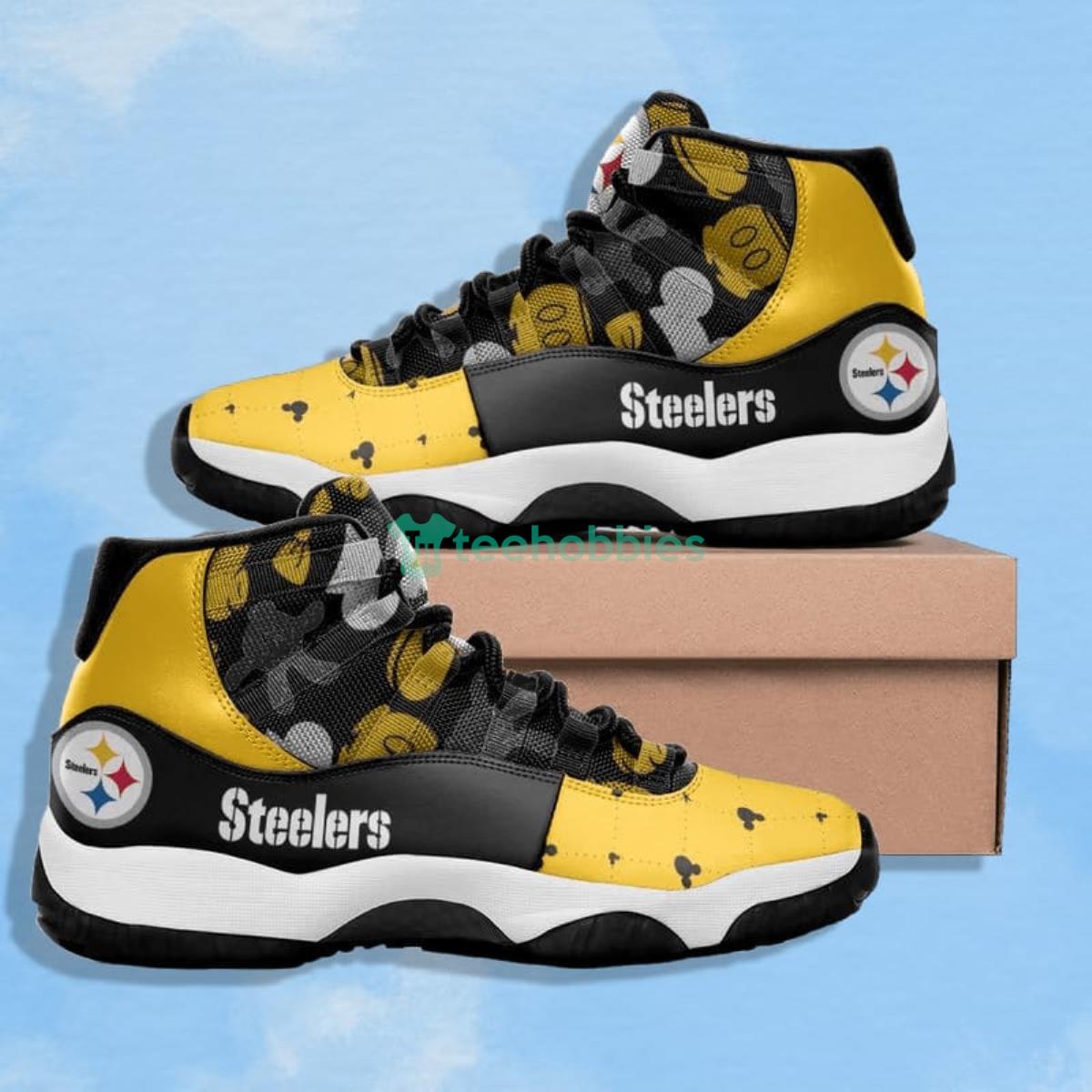 Pittsburgh Steelers Football Air Jordan 11 Shoes For Men Women Product Photo 1