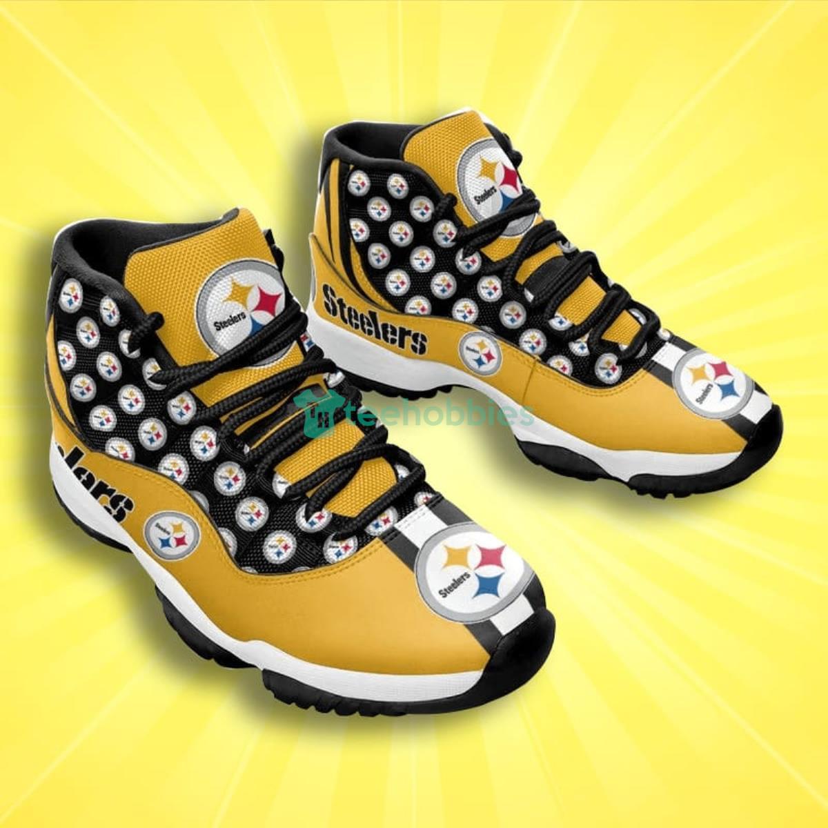 Pittsburgh Steelers Football Team Air Jordan 11 Shoes For Men Women Product Photo 2