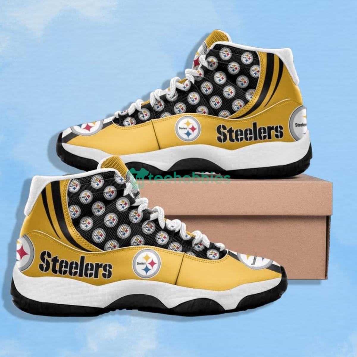 Pittsburgh Steelers Football Team Air Jordan 11 Shoes For Men Women Product Photo 1