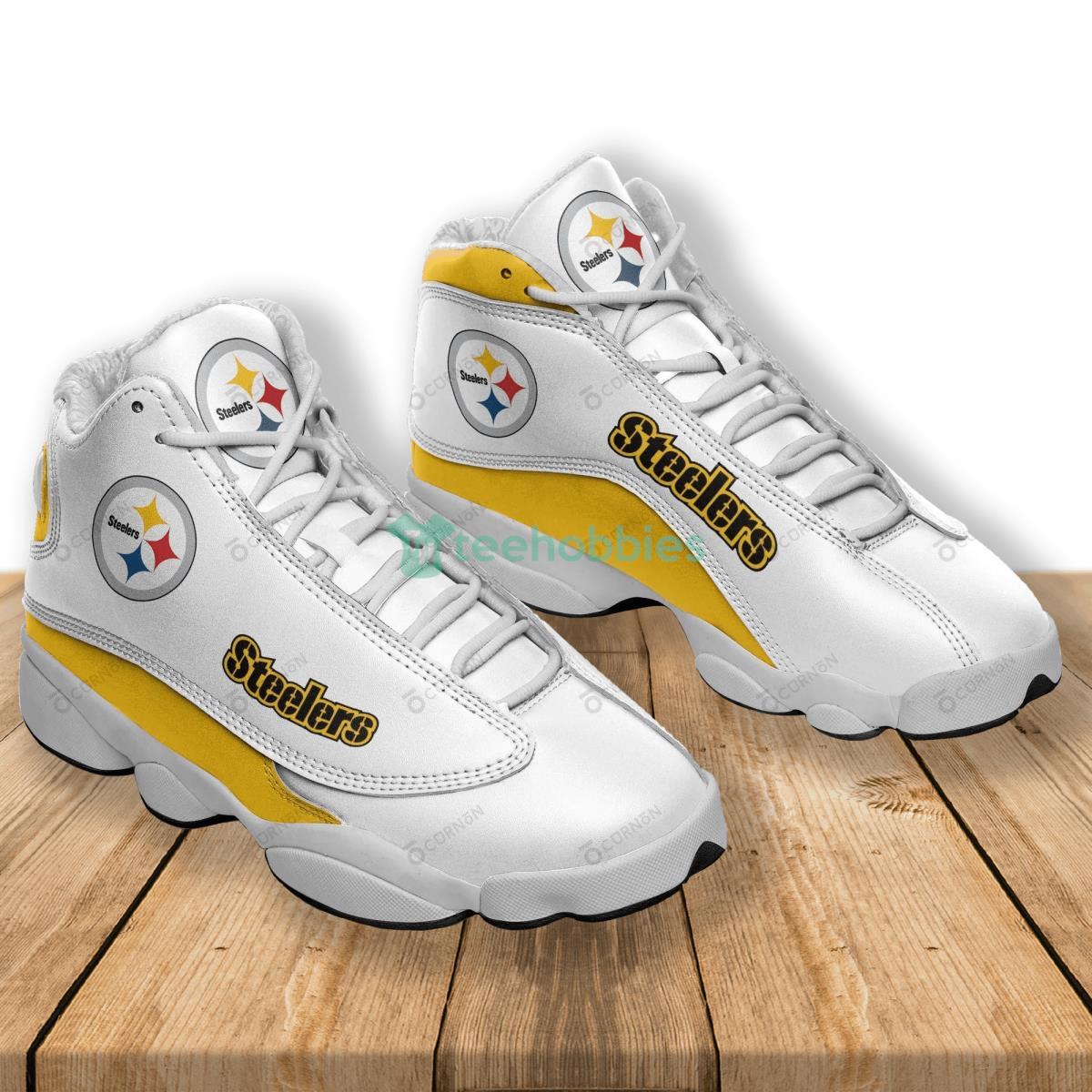 Pittsburgh Steelers Football Team Air Jordan 13 Shoes Running Casual Sneakers Product Photo 1