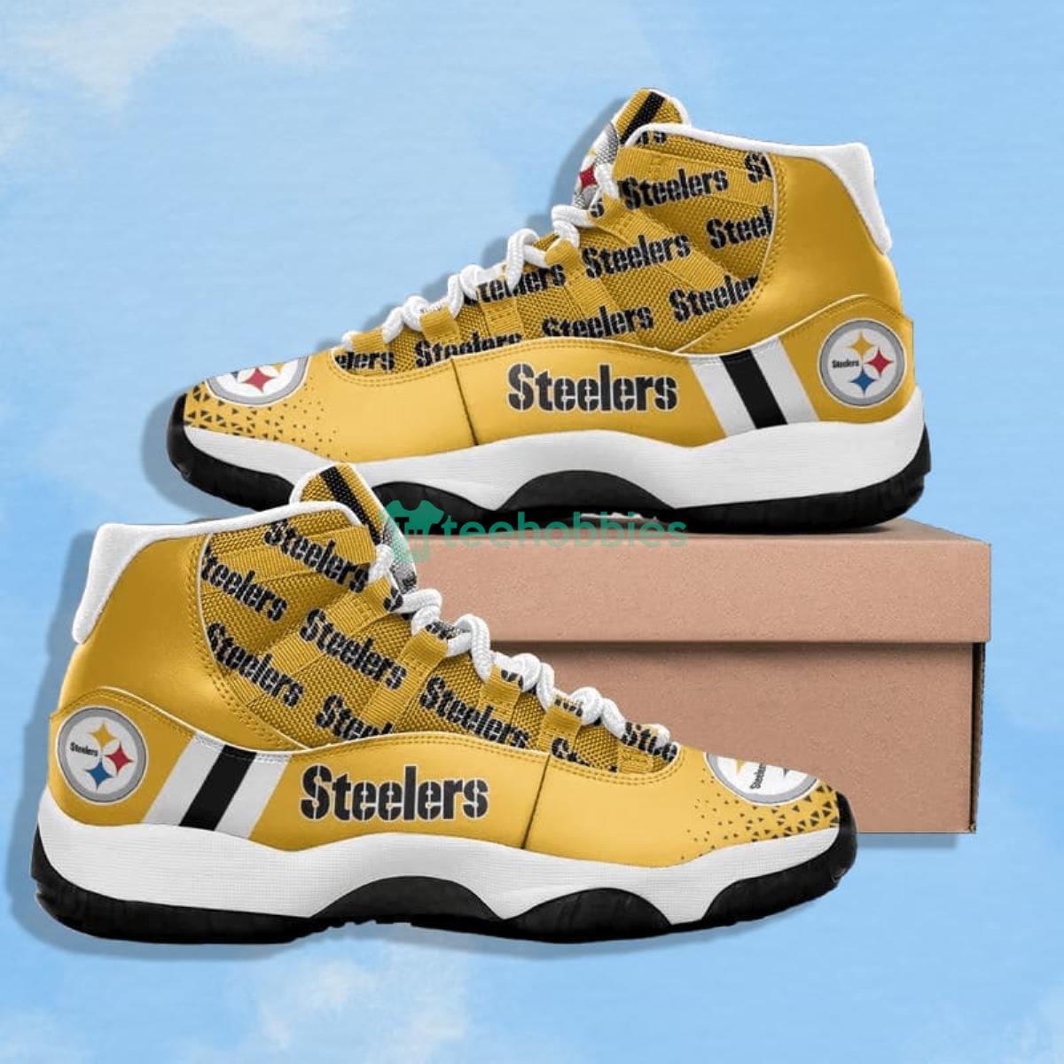 Pittsburgh Steelers Football Team Impressive Design Air Jordan 11 Shoes Product Photo 1