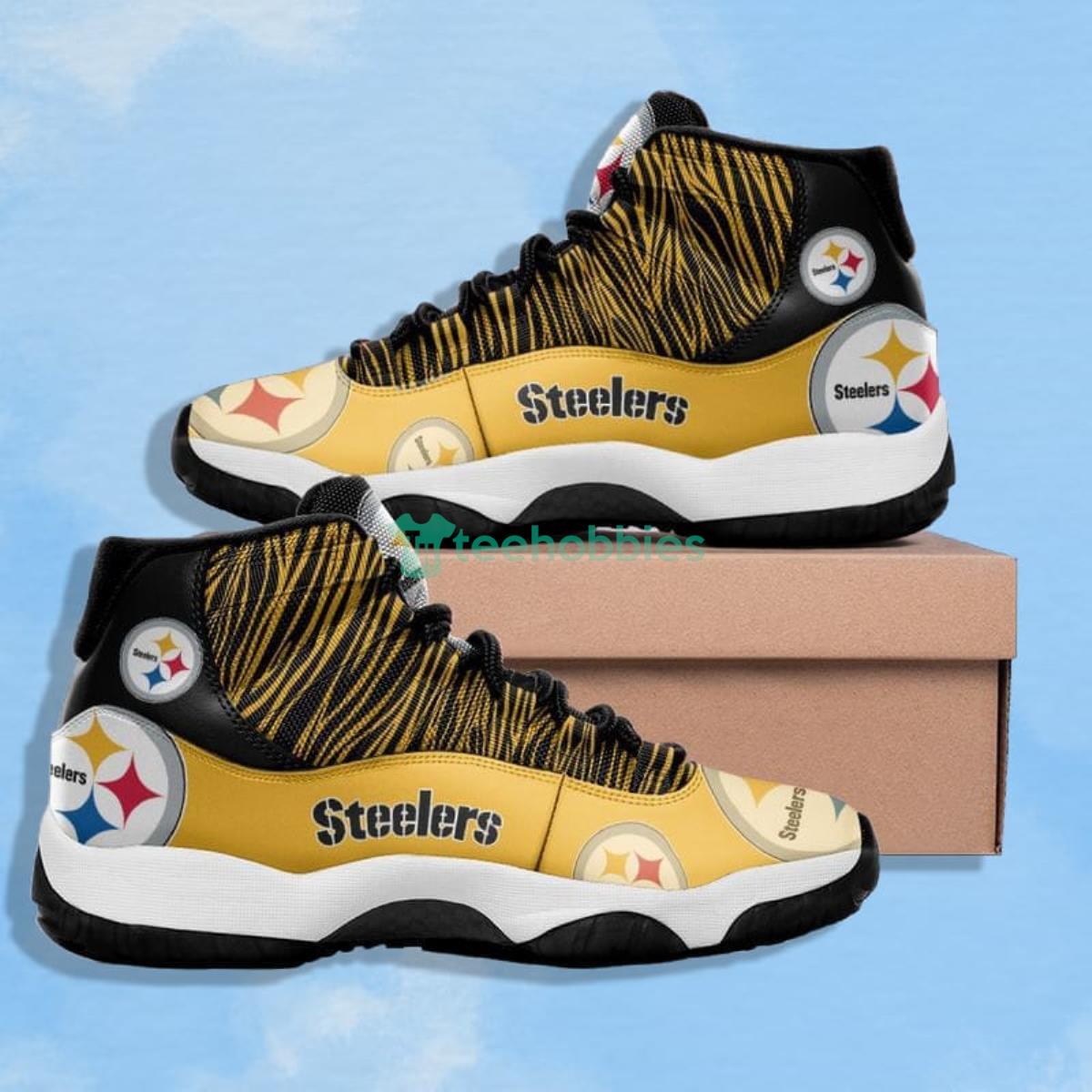 Pittsburgh Steelers Impressive Design Air Jordan 11 Shoes For Fans Product Photo 1