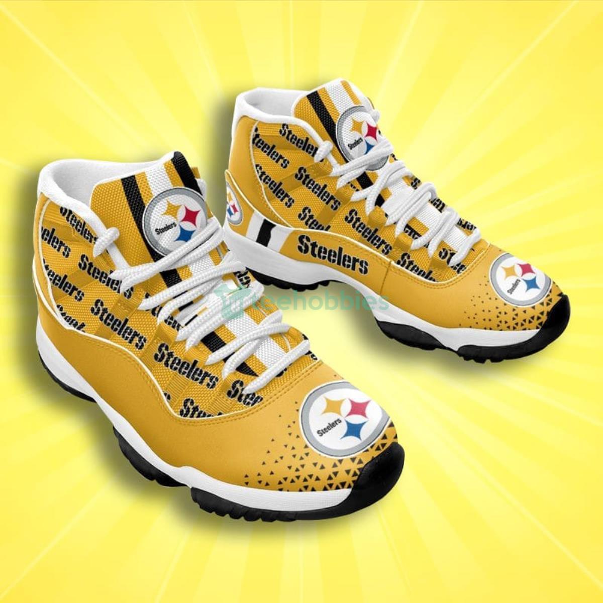 Pittsburgh Steelers Impressive Design Air Jordan 11 Shoes For Real Fans Product Photo 2