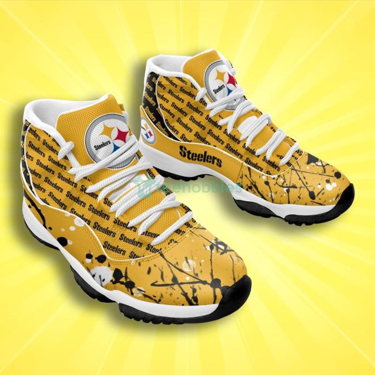 Pittsburgh Steelers Impressive Design Air Jordan 11 Shoes Hot Gift For Fans Product Photo 2