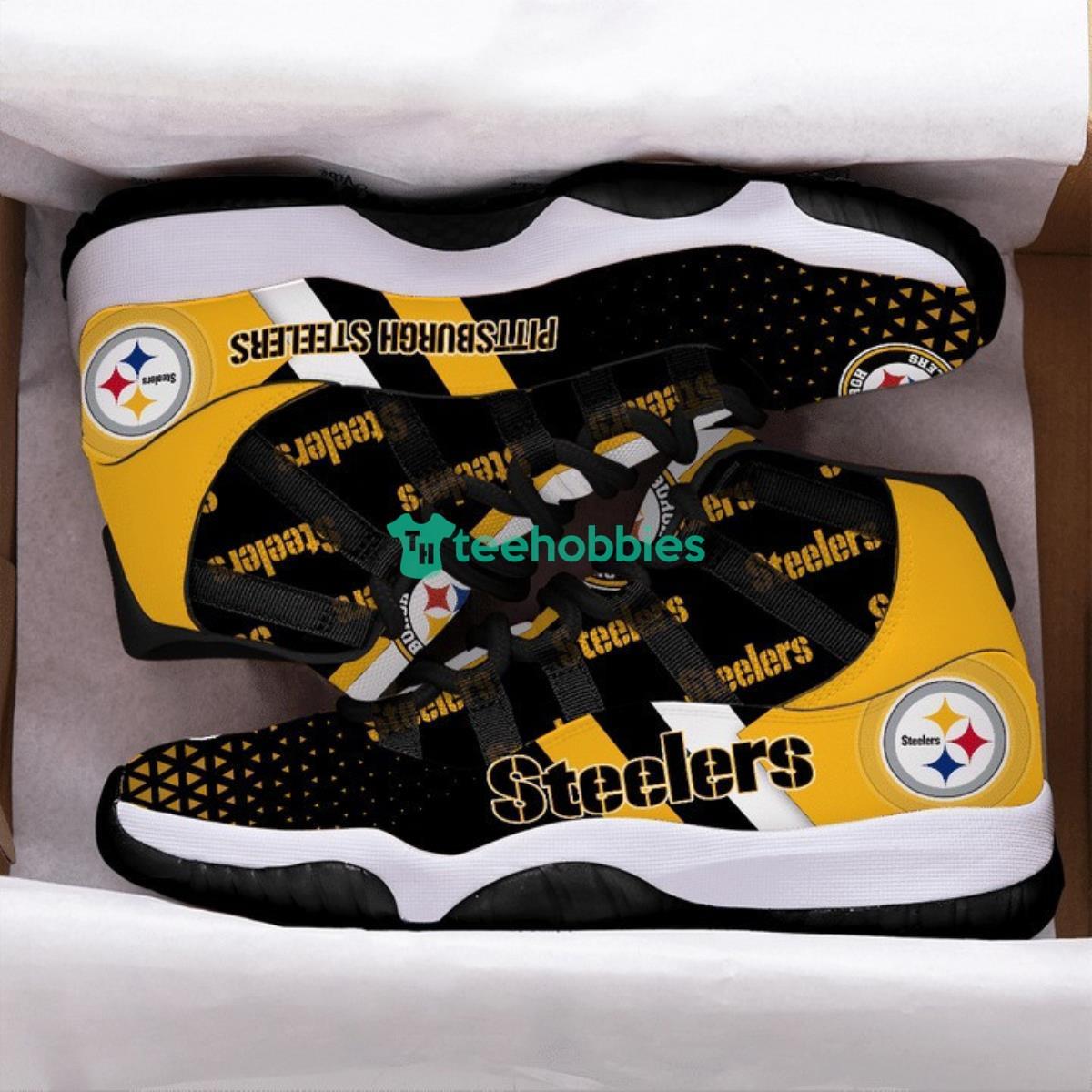 Pittsburgh Steelers Impressive Design Air Jordan 11 Shoes Love Gift For Fans Product Photo 2
