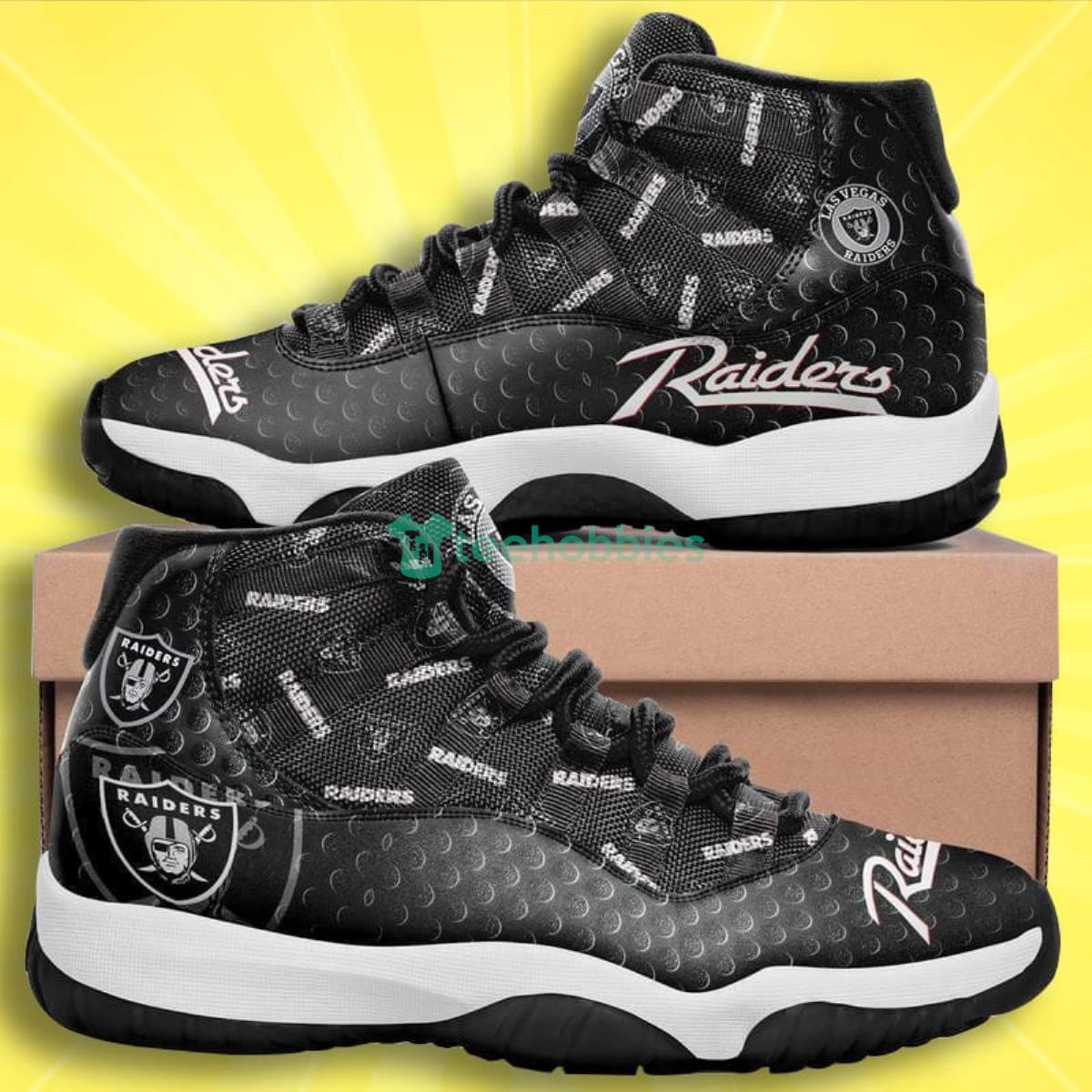 Raiders Football Impressive Design Air Jordan 11 Shoes Product Photo 1