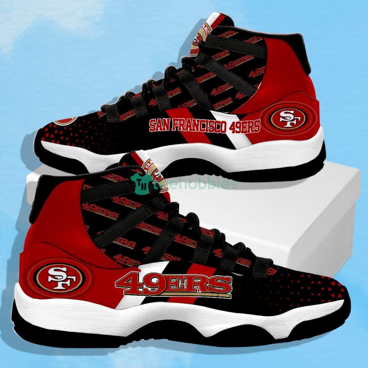 San Francisco 49ers Impressive Design Air Jordan 11 Shoes Product Photo 1