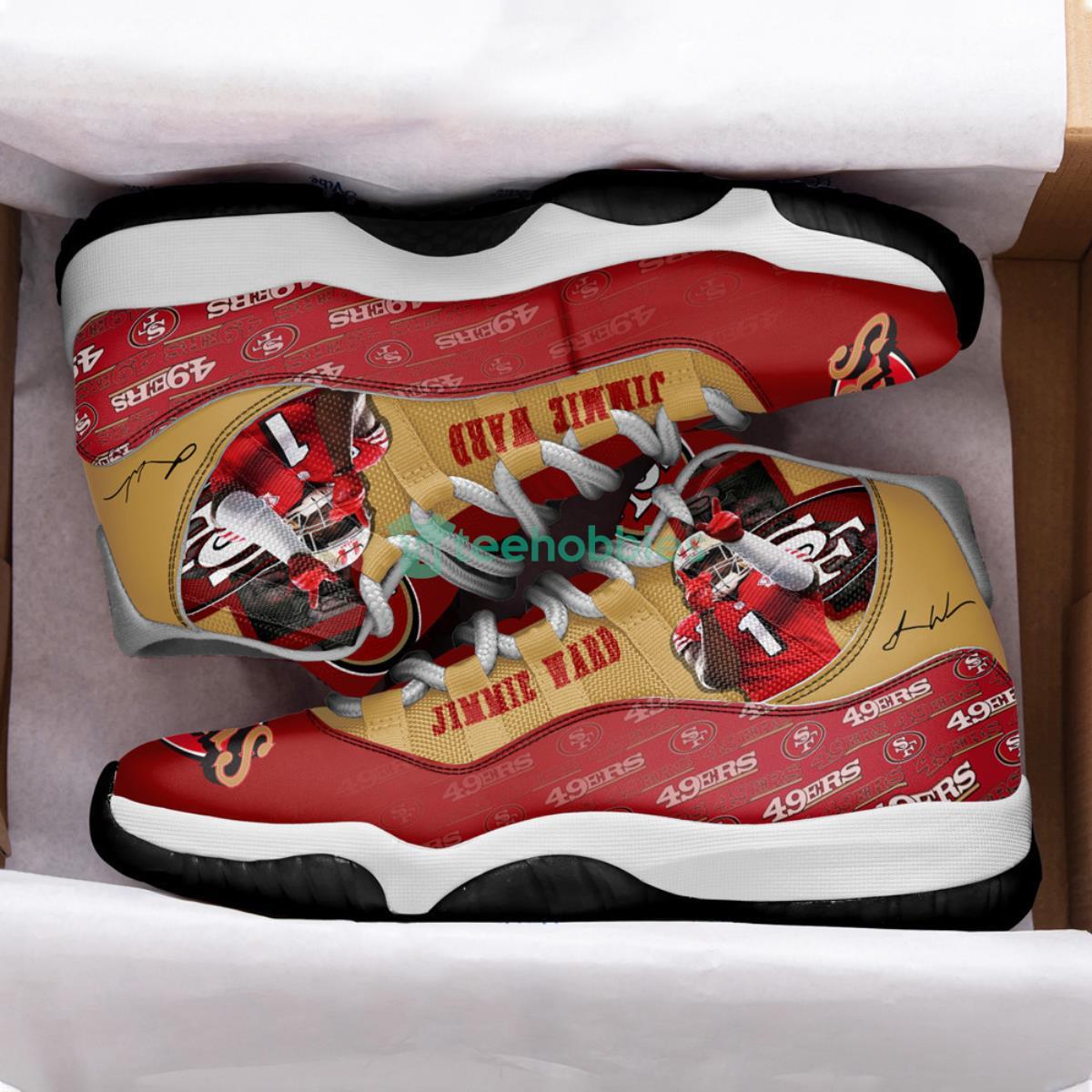 San Francisco 49ers - Jimmie Ward Impressive Design Air Jordan 11 Shoes Product Photo 2