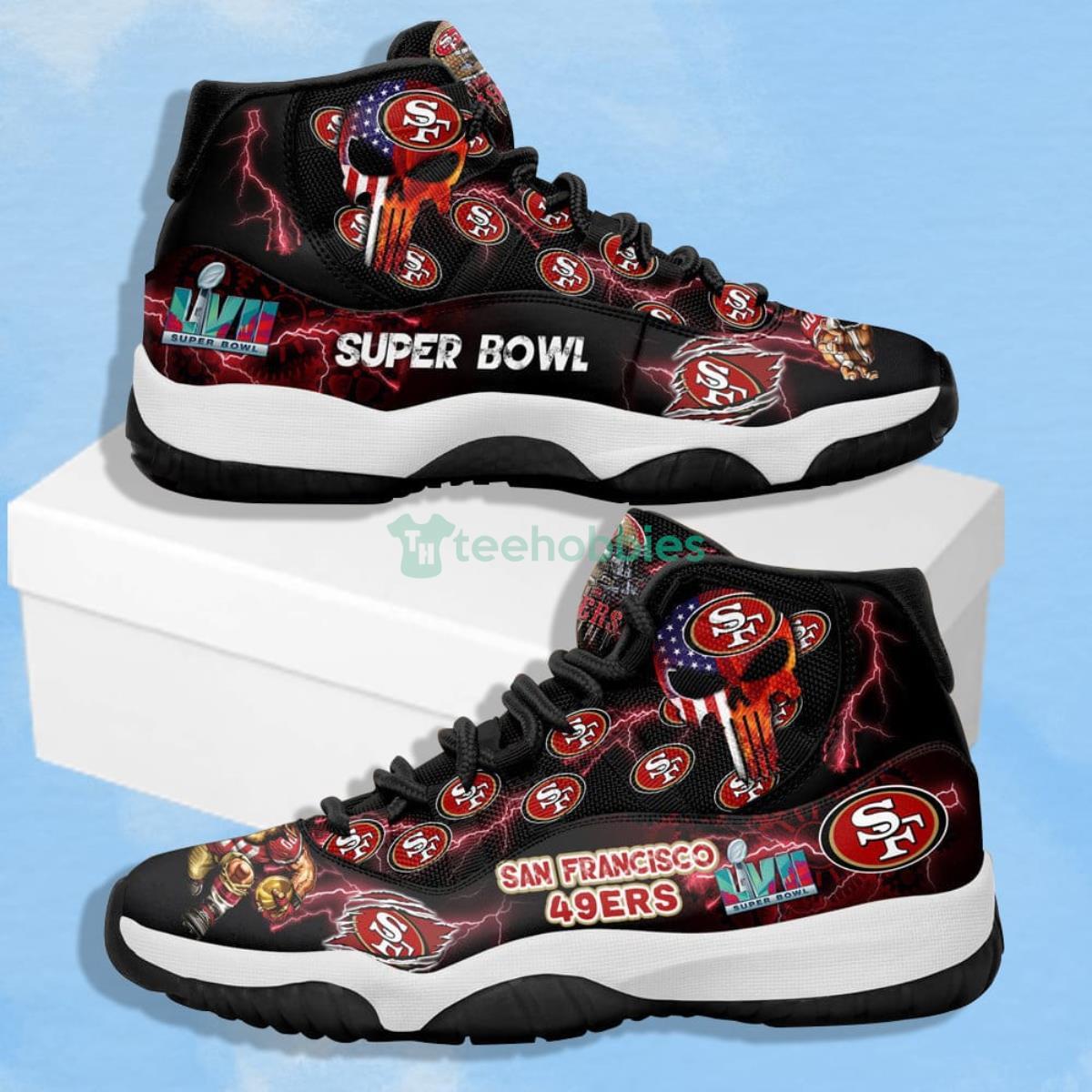 San Francisco 49ers Nation Team Impressive Design Air Jordan 11 Shoes Product Photo 1