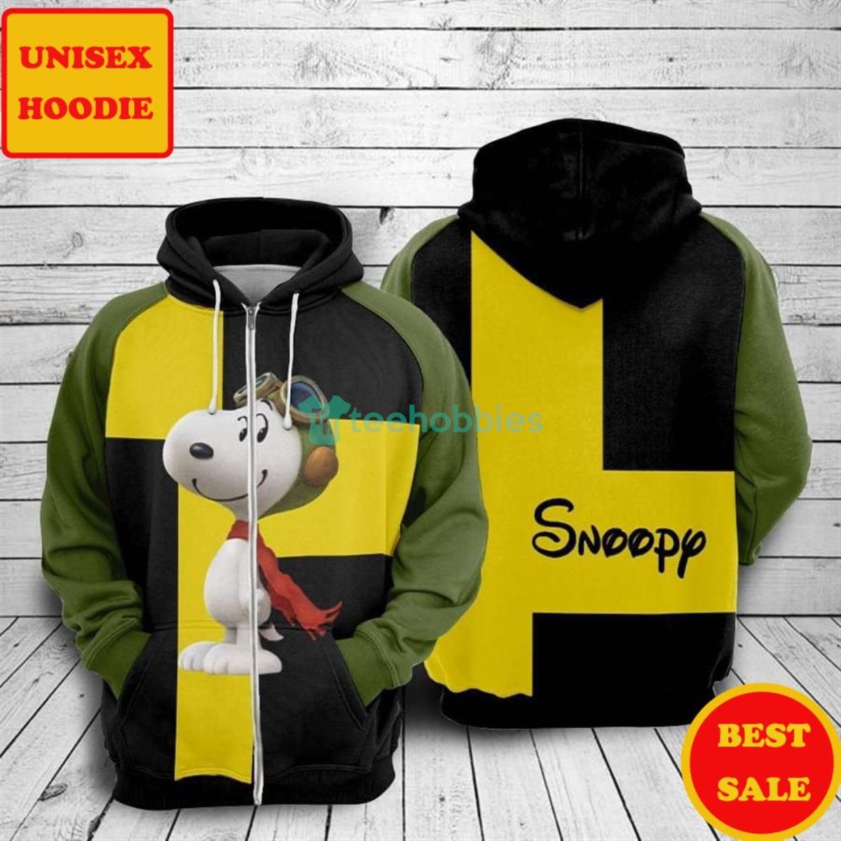 Snoopy Fly Cartoon Peanuts 1 For Man And Women Movie Cartoon Pullover Hoodie Product Photo 1