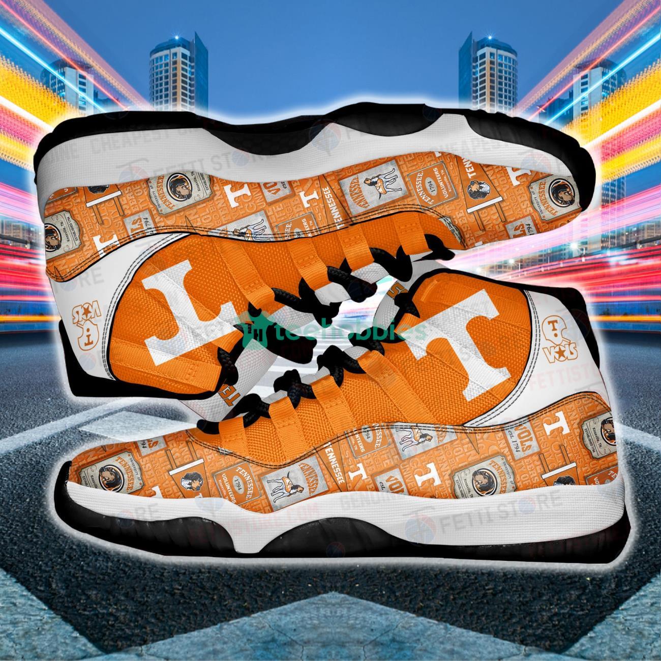 Tennessee Volunteers Logo Pattern Print Impressive Design Air Jordan 11 Shoes Product Photo 2