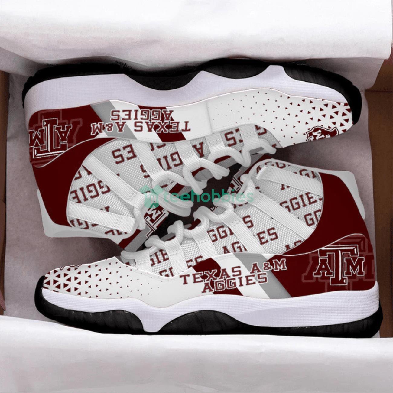 Texas Aggies NCAA Impressive Design Air Jordan 11 Shoes Product Photo 2