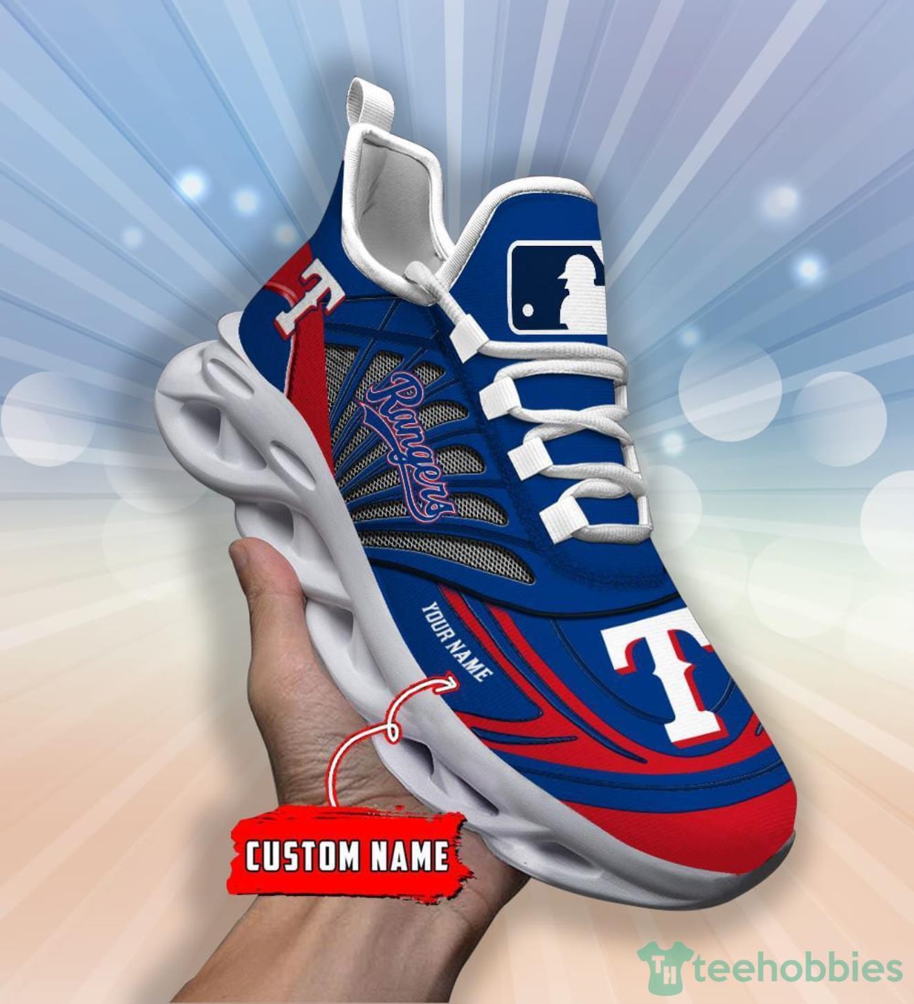 Custom Name Shoes Texas Rangers Running Max Soul Shoes For Men And