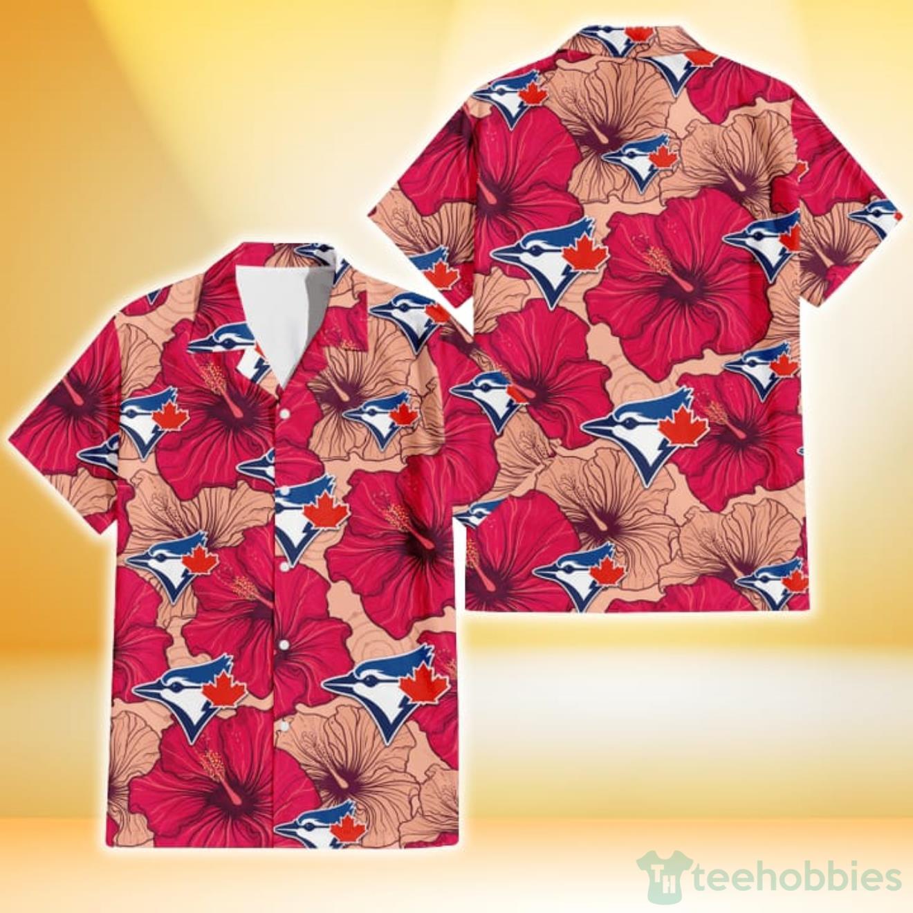 NEW FASHION 2023 Toronto Blue Jays Hawaiian Shirt Tropical flower gift for  fans