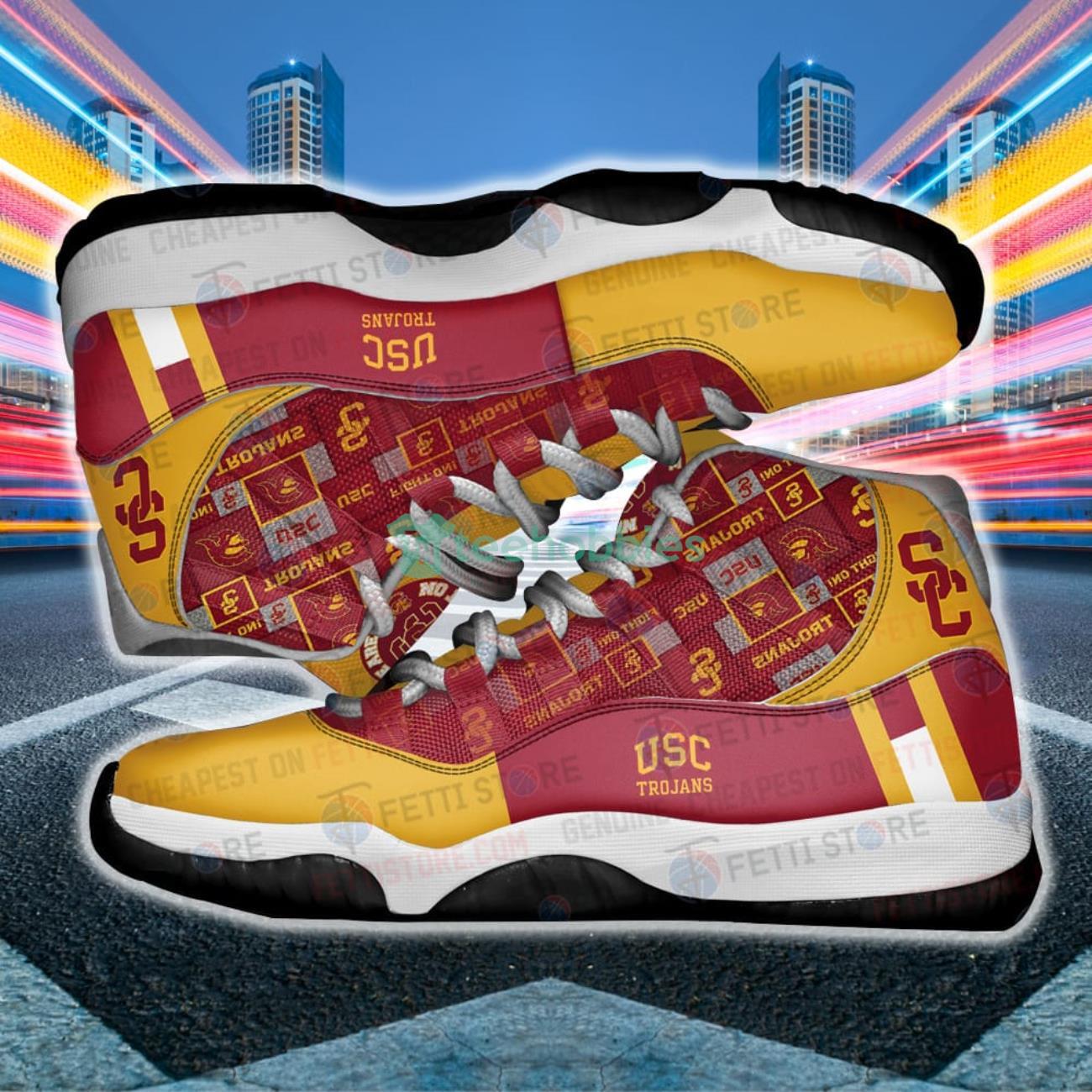 USC Trojans - NCAA Impressive Design Air Jordan 11 Shoes Product Photo 2