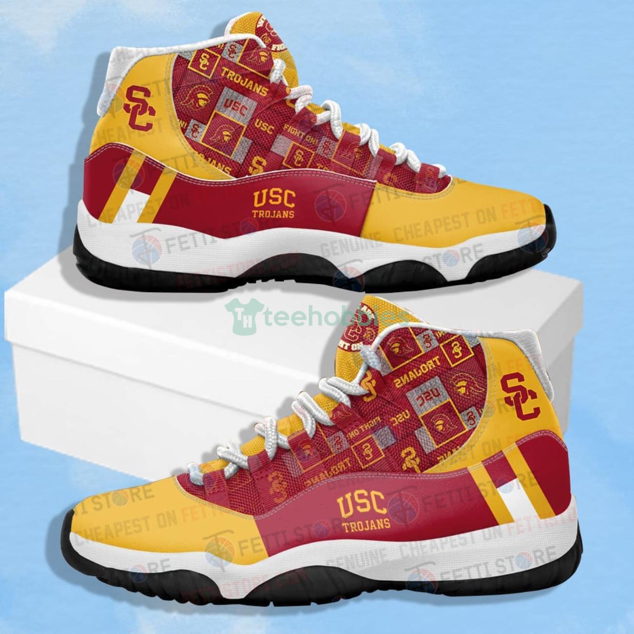 USC Trojans - NCAA Impressive Design Air Jordan 11 Shoes Product Photo 1