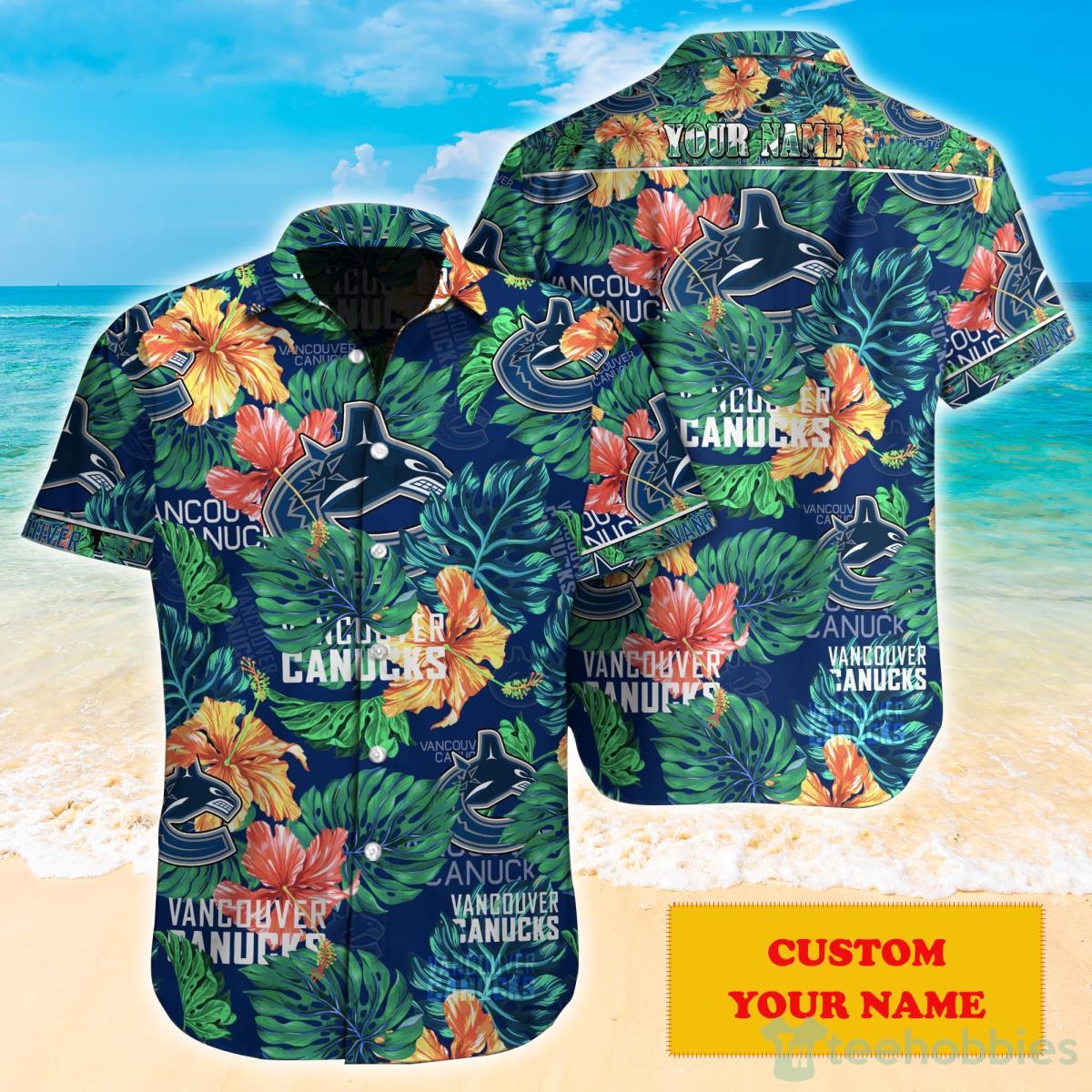 Vancouver Canucks NHL Personalized Hawaiian Shirt Great Gift For Fans Product Photo 1 Vancouver Canucks NHL Personalized Hawaiian Shirt Great Gift For Fans Product Photo 1