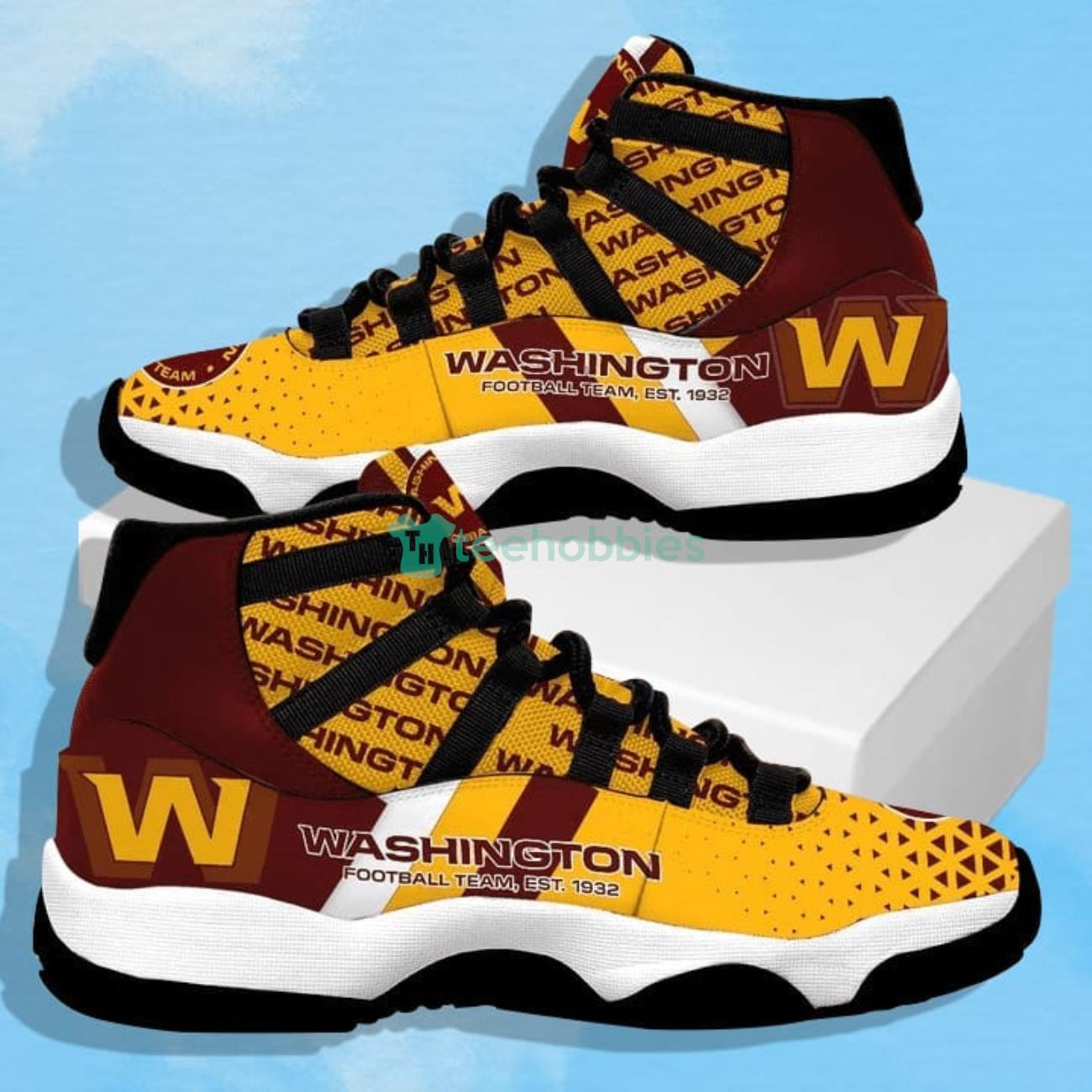 Washington Commanders Football Team Impressive Design Air Jordan 11 Shoes Product Photo 2