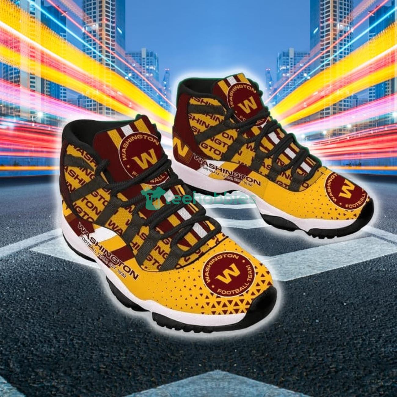 Washington Commanders Football Team Impressive Design Air Jordan 11 Shoes Product Photo 1