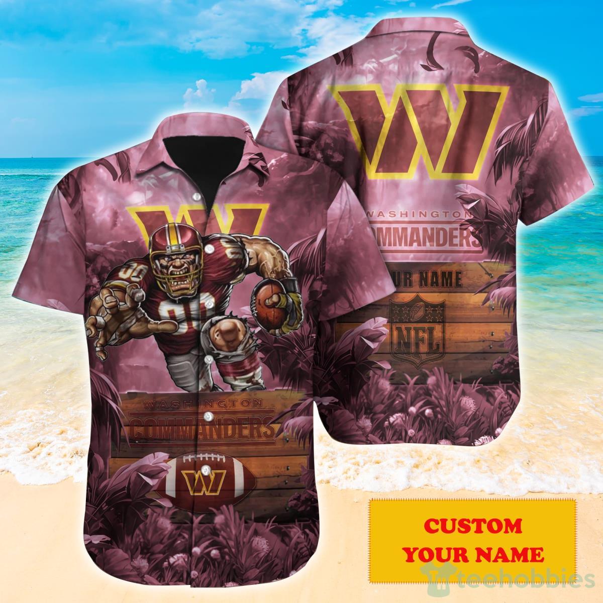 15% OFF Washington Commanders Hawaiian Shirt Customize Your Name