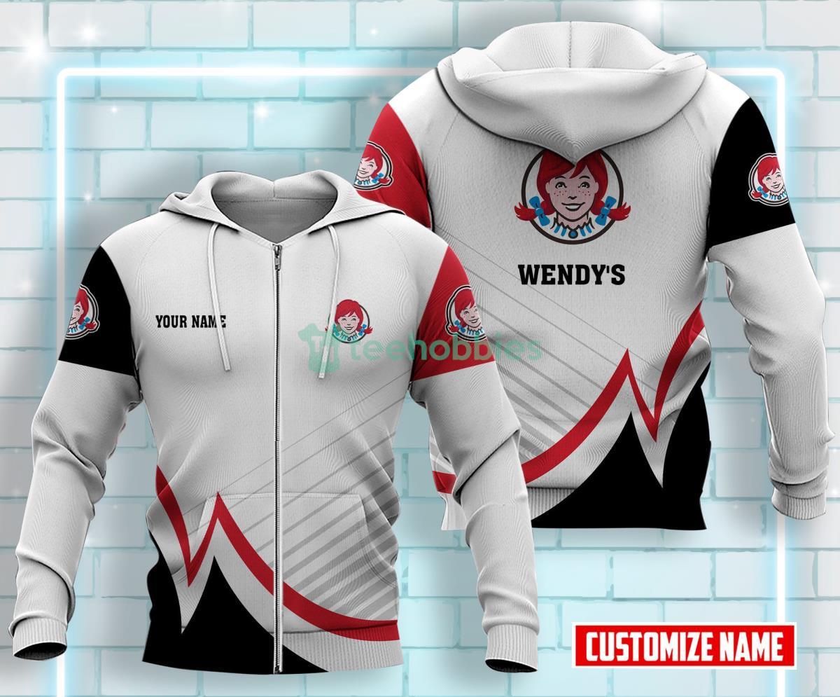 Wendy's All Over Printed 3D Custom Name Zip Hoodie Great Gift For Men Women Product Photo 1