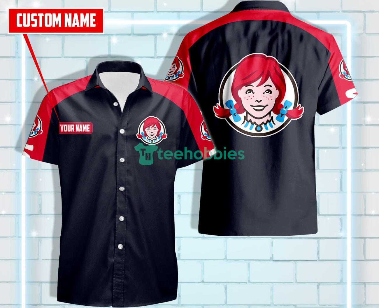 Wendy's Custom Name Hawaiian Shirt Product Photo 1