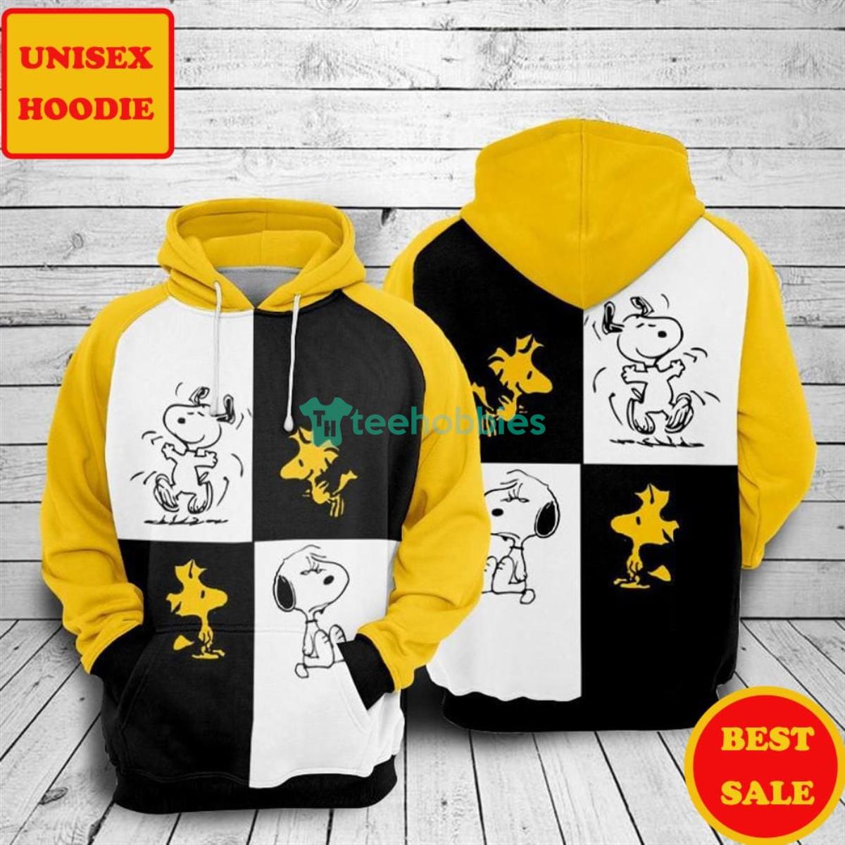 Woodstock And Snoopy Cartoon Peanuts Movie Cartoon Pullover Hoodie Product Photo 1