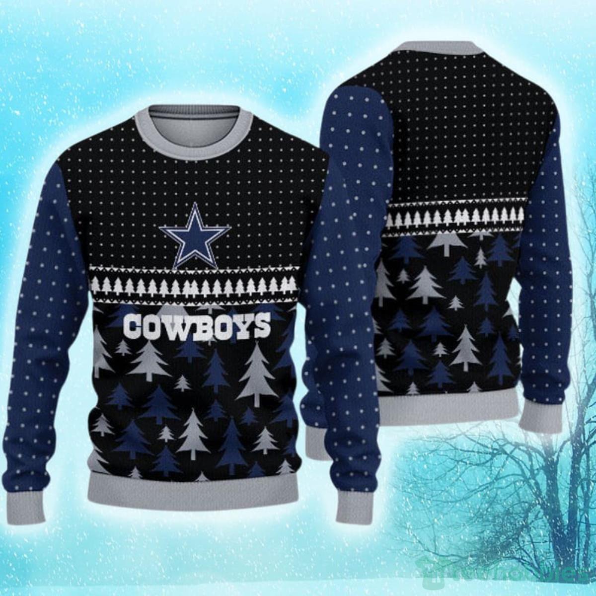 Dallas Cowboys Christmas Pattern Hot Trending Ugly Sweater Best Gift For Fans Product Photo 1