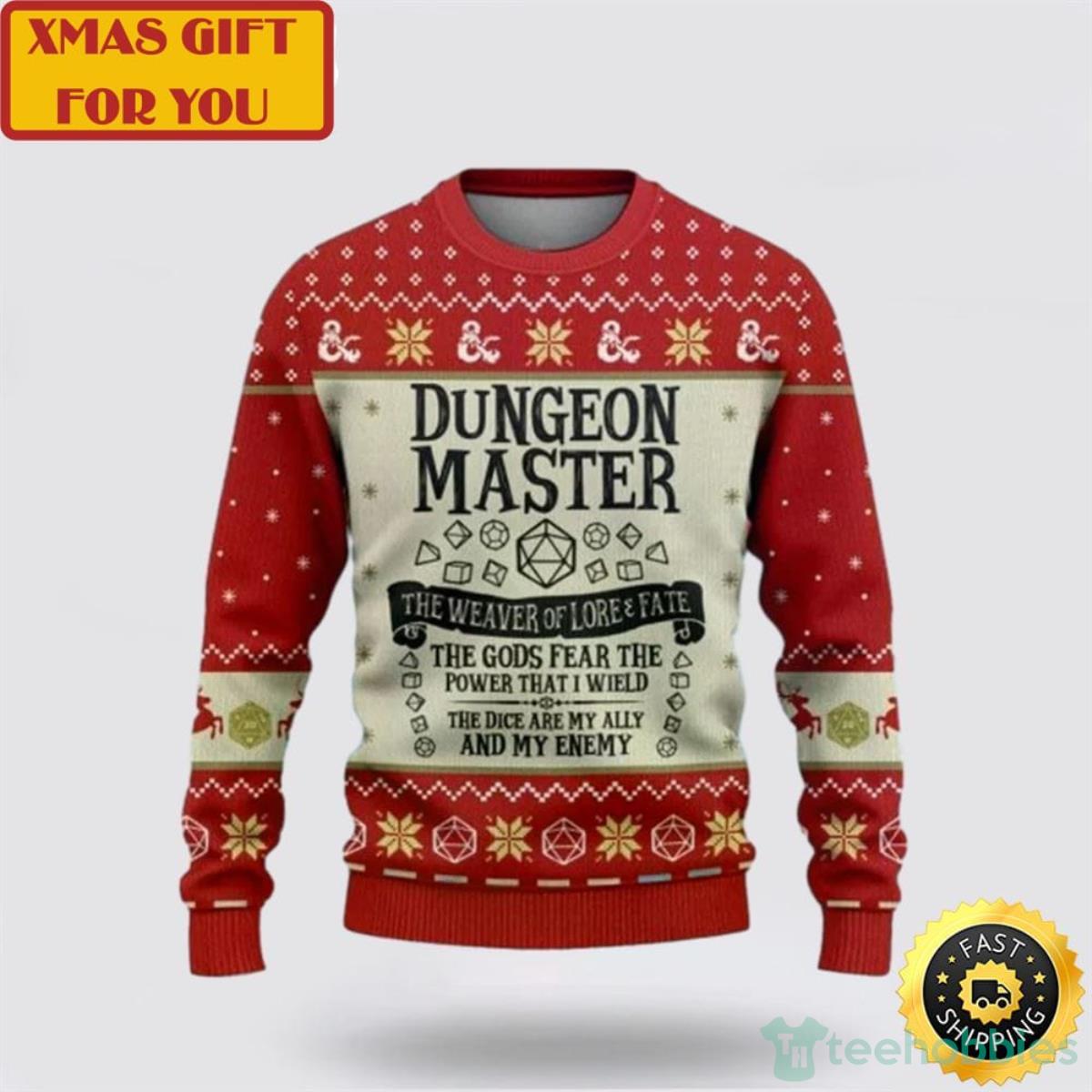 Dungeon Master Ugly Christmas Sweater Product Photo 1 Dungeon Master Ugly Christmas Sweater Product Photo 1