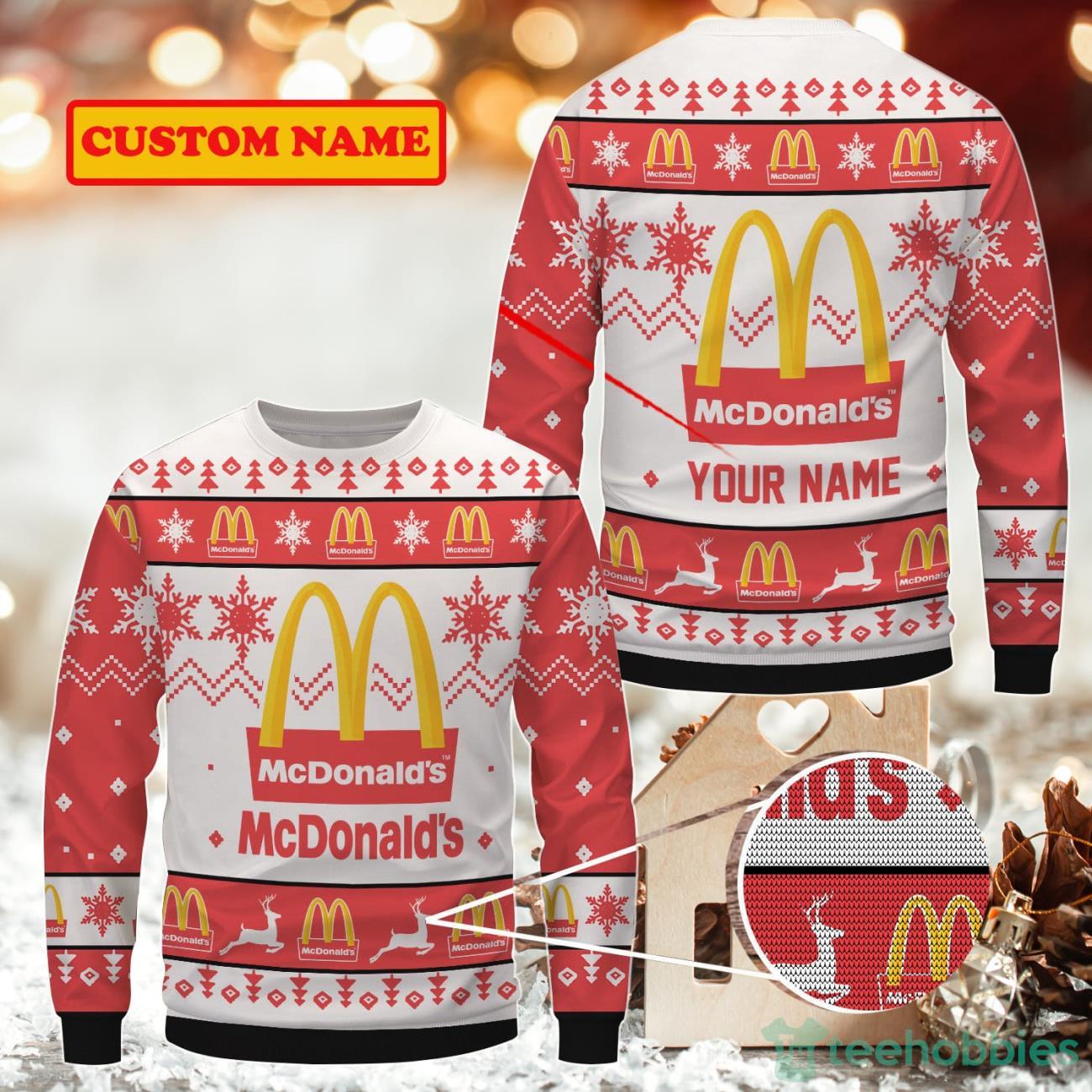 Mcdonald's sweater best sale