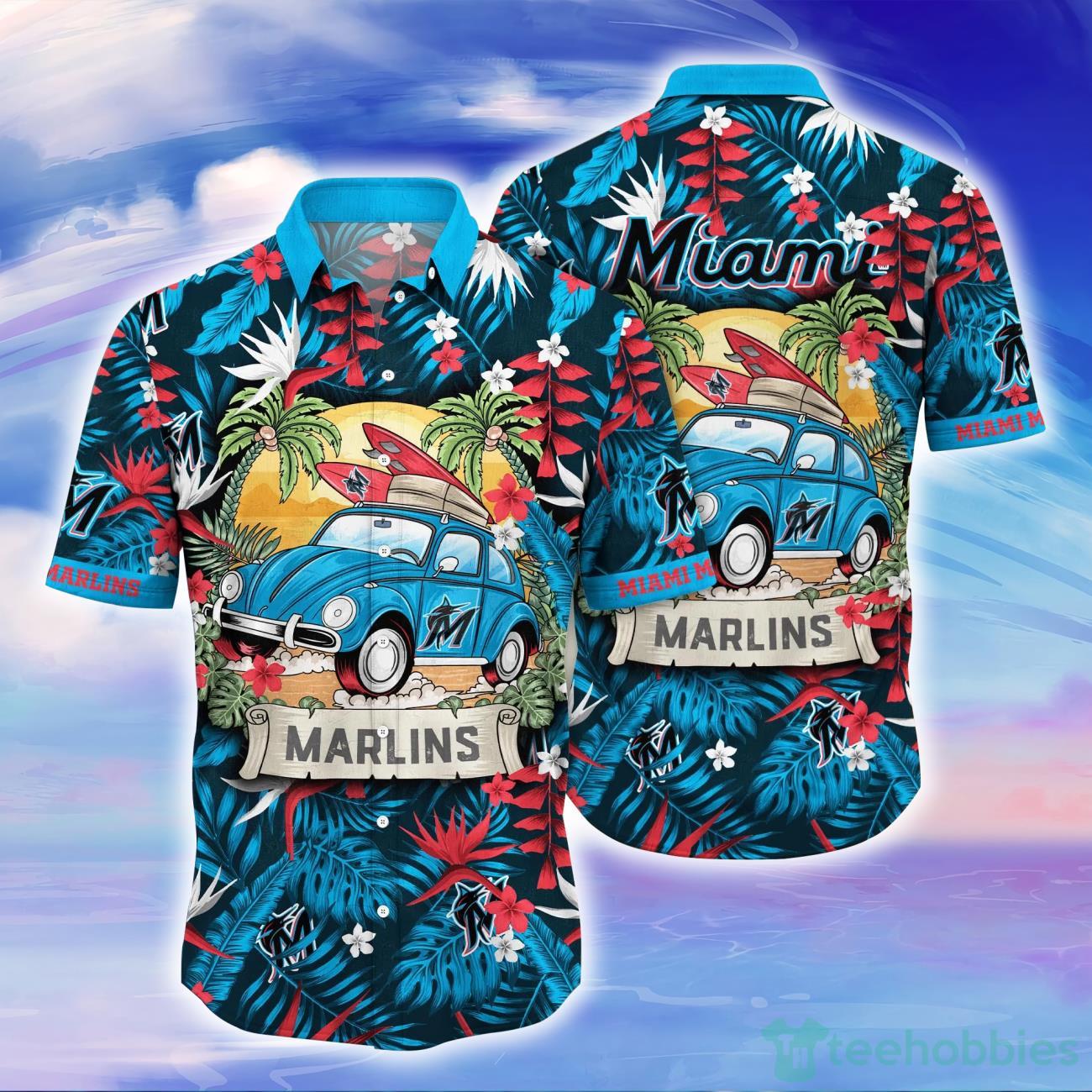 miami marlins hawaiian shirt