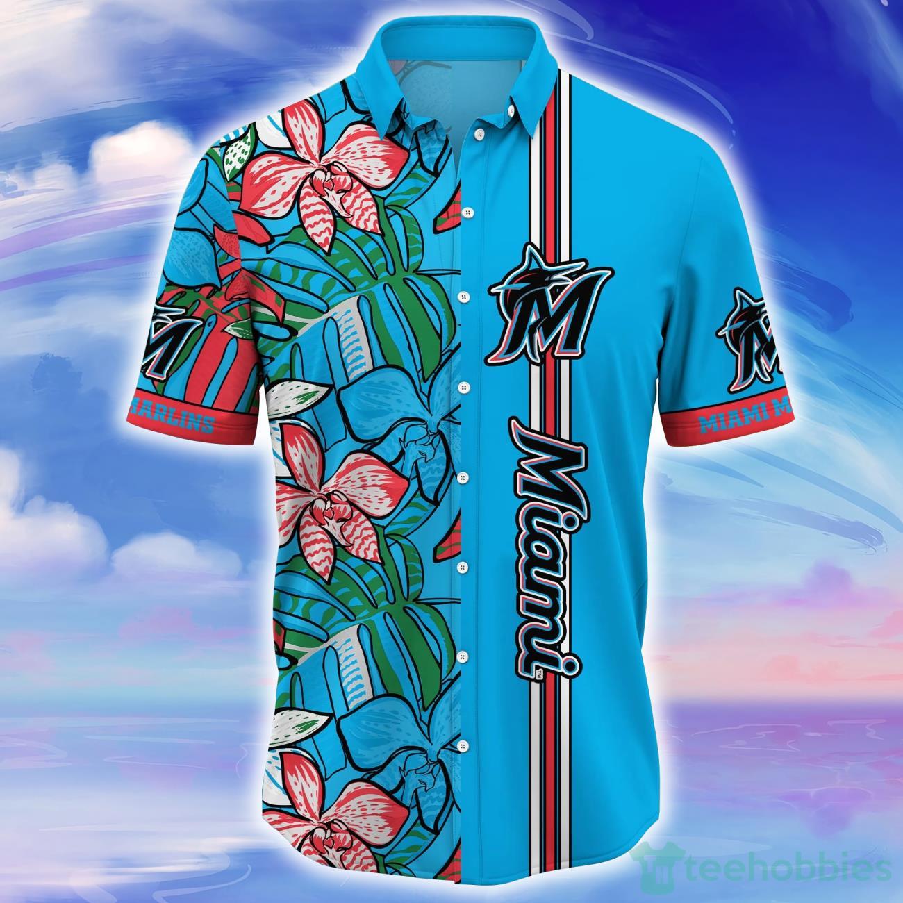 Miami Marlins MLB Flower Hawaiian Shirt Unique Gift For Fans