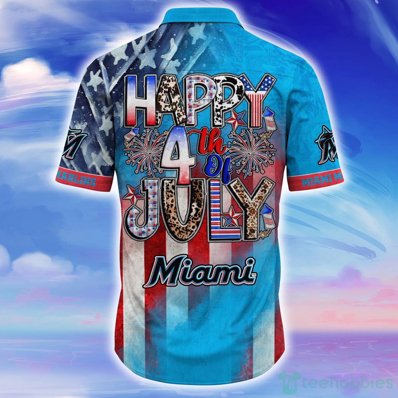 Texas Rangers MLB Hawaiian Shirt 4th Of July Independence Day