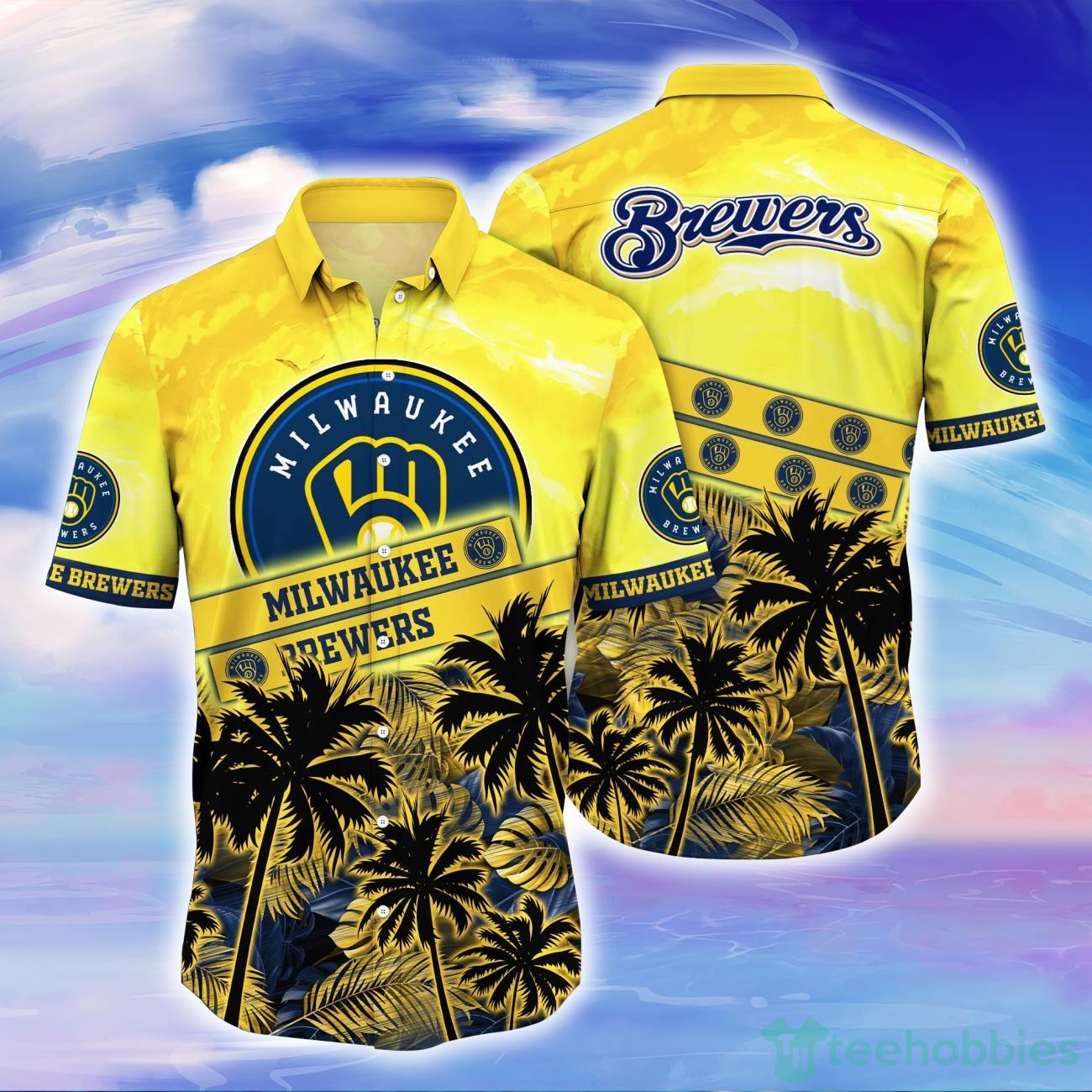 Milwaukee Brewers MLB Flower Hawaiian Shirt Style Gift For Fans