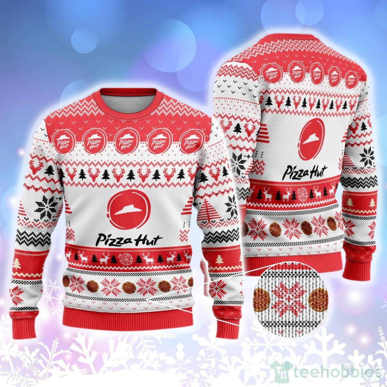 Pizza Hut Ugly Christmas Sweater Product Photo 1